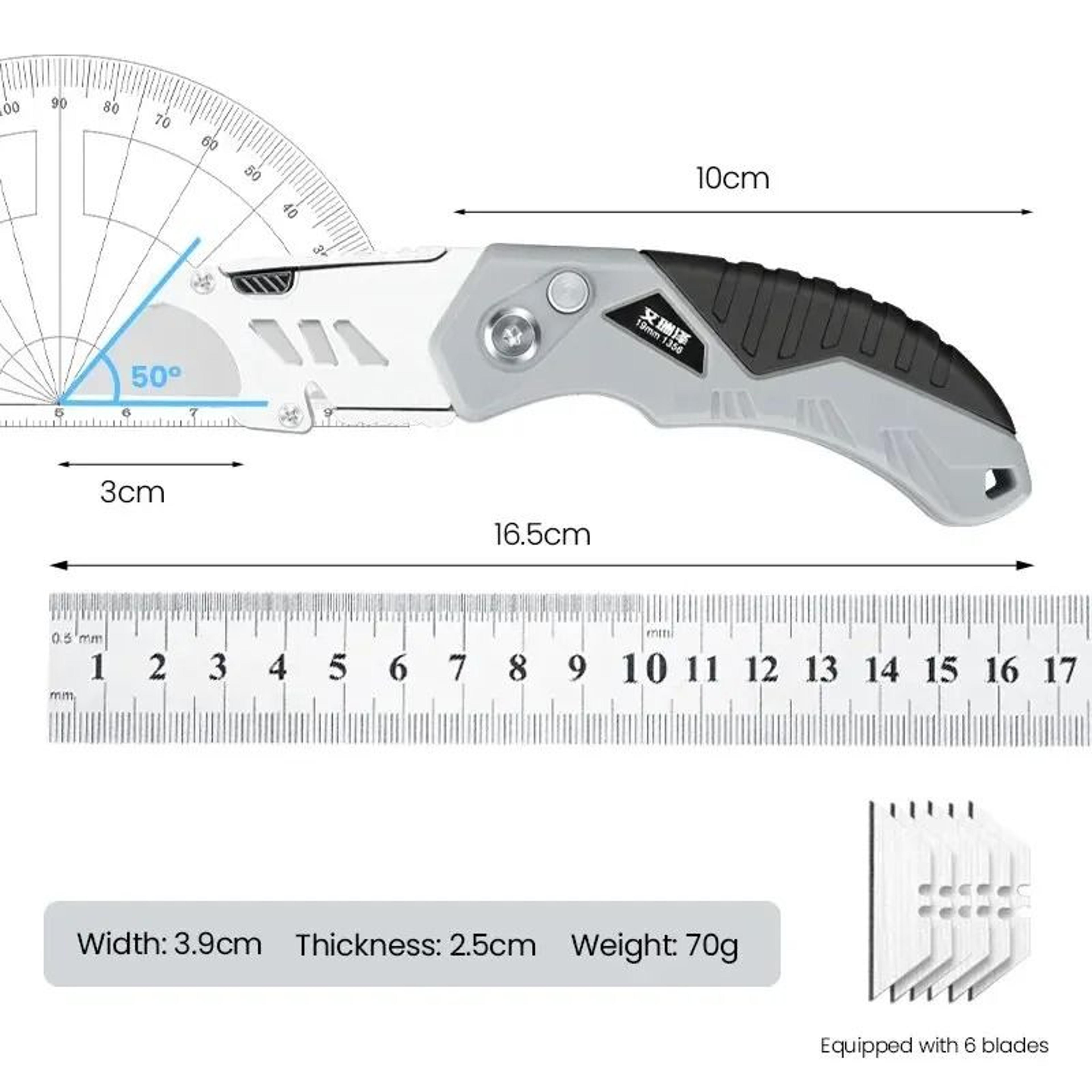 HeavyDuty Retractable Utility Knife 6