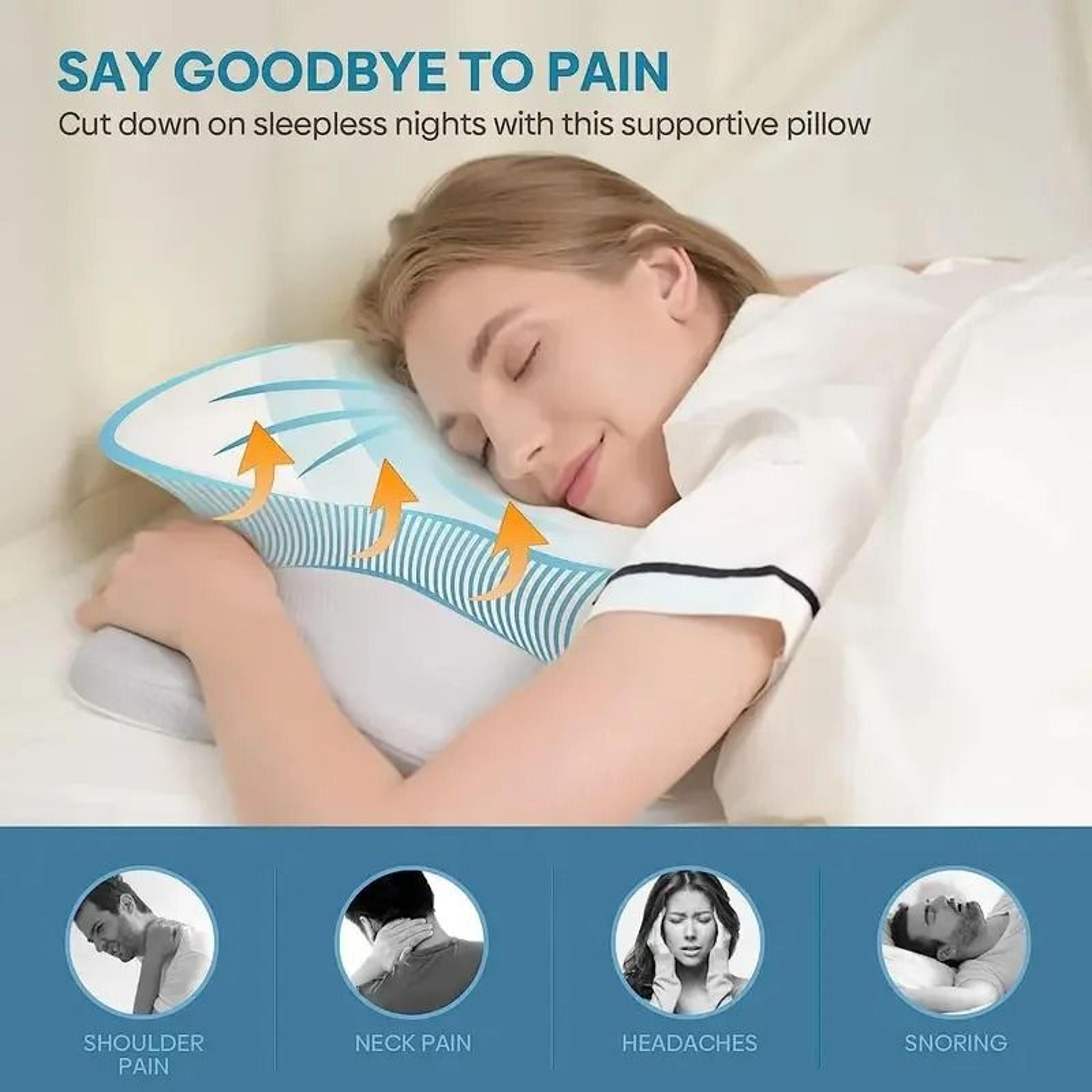 Odorless Orthopedic Memory Foam Pillow 2