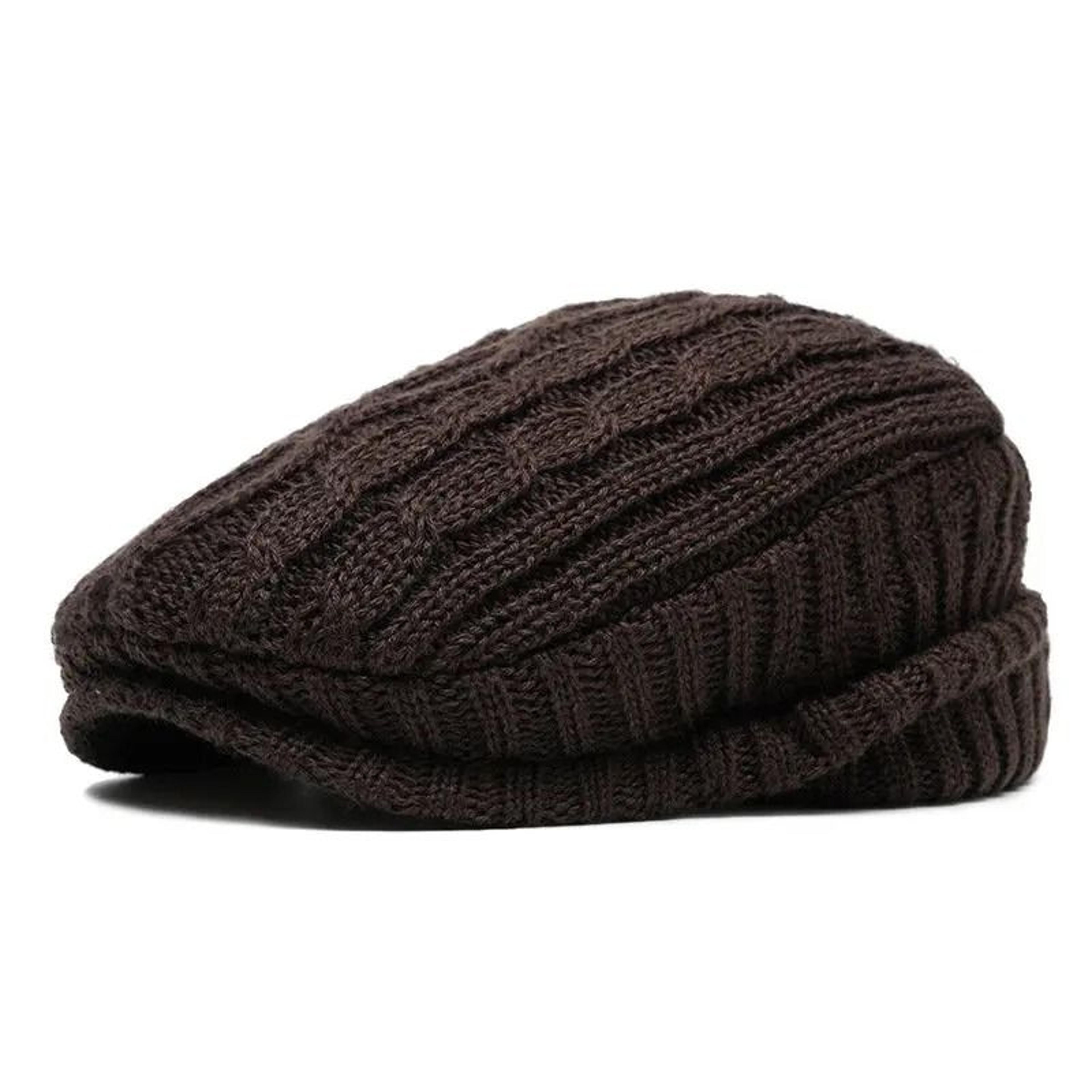 Cotton Solid Warm Newsboy Cap 2