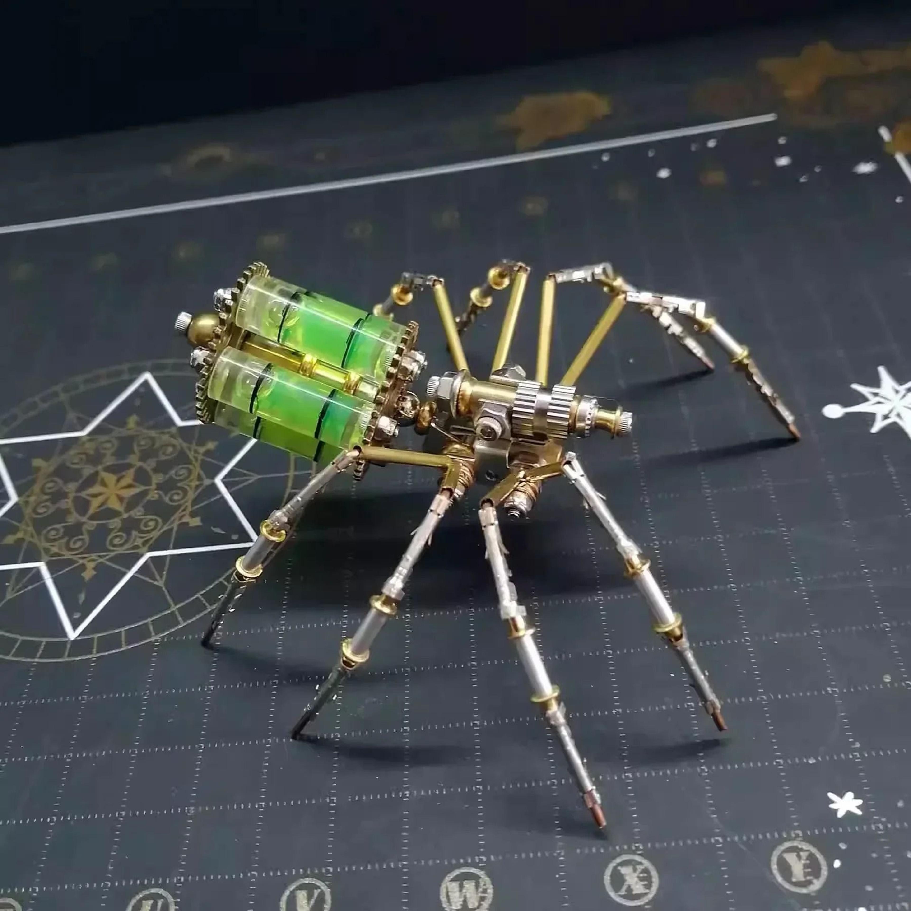 Cyberpunk DIY Mechanical Spider Metal 3D Puzzle Kit 9