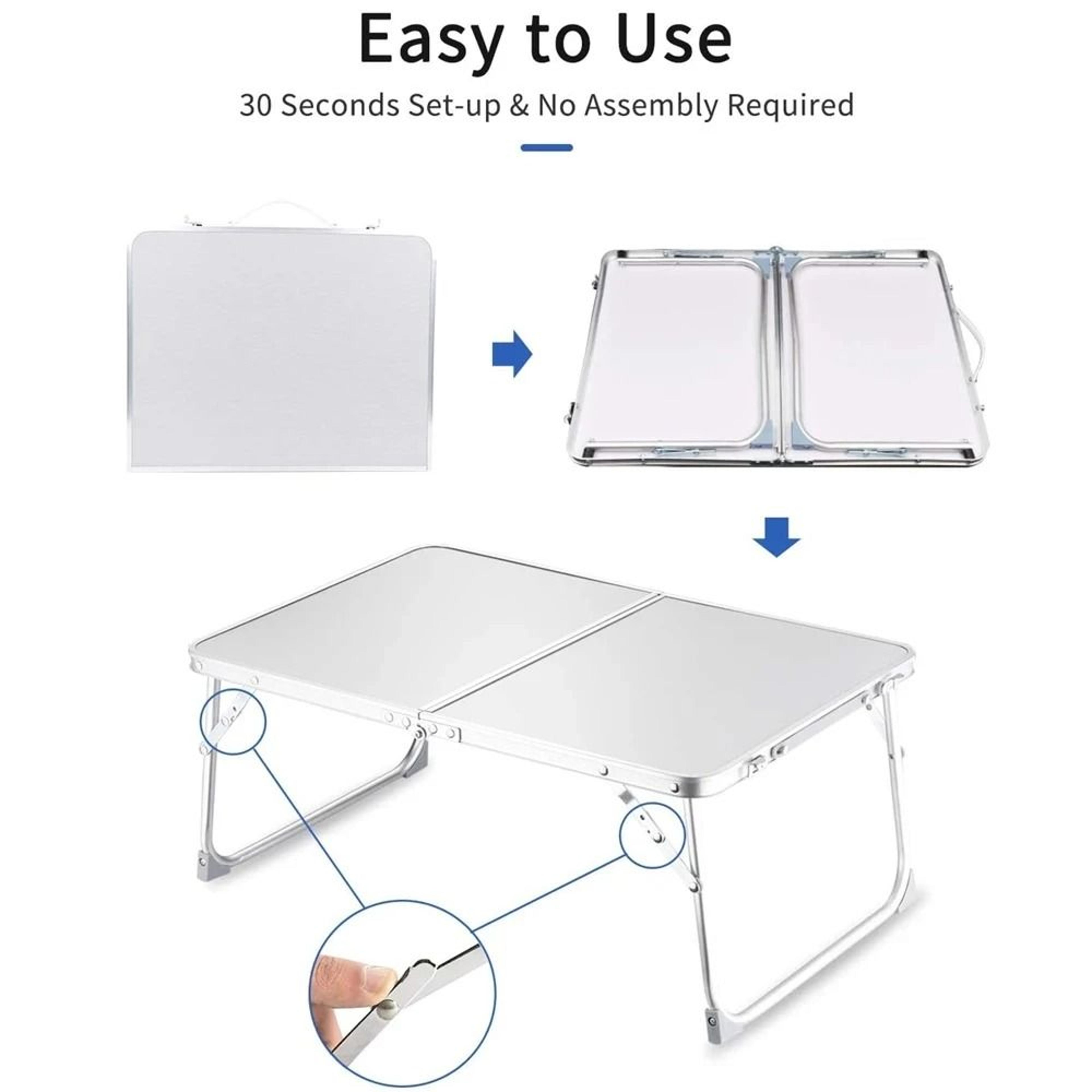 Portable Foldable Laptop Bed Desk  Lightweight Study And Breakfast Table 3