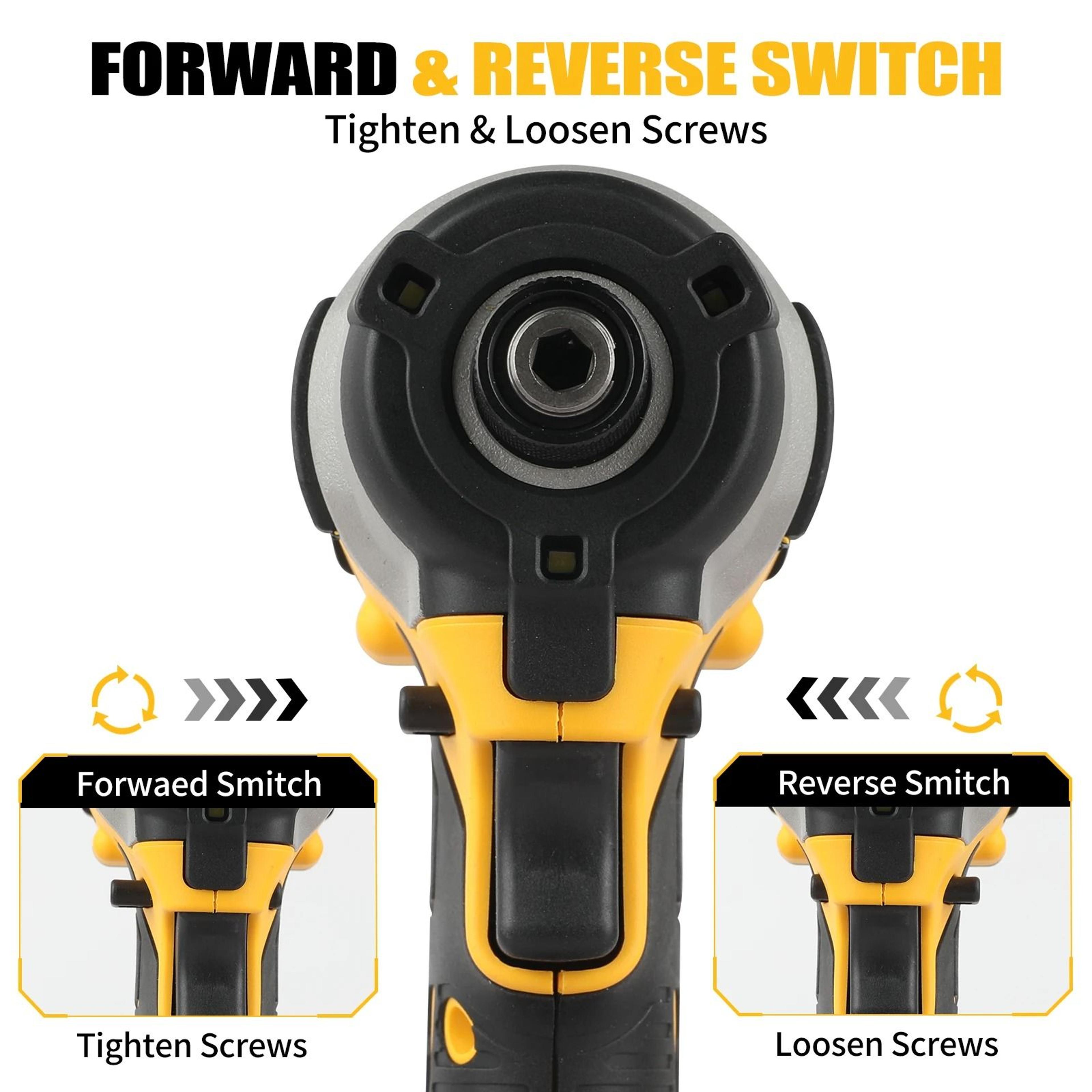 Brushless Power Duo  20V Max Impact Driver  Hammer Drill Combo Kit 4