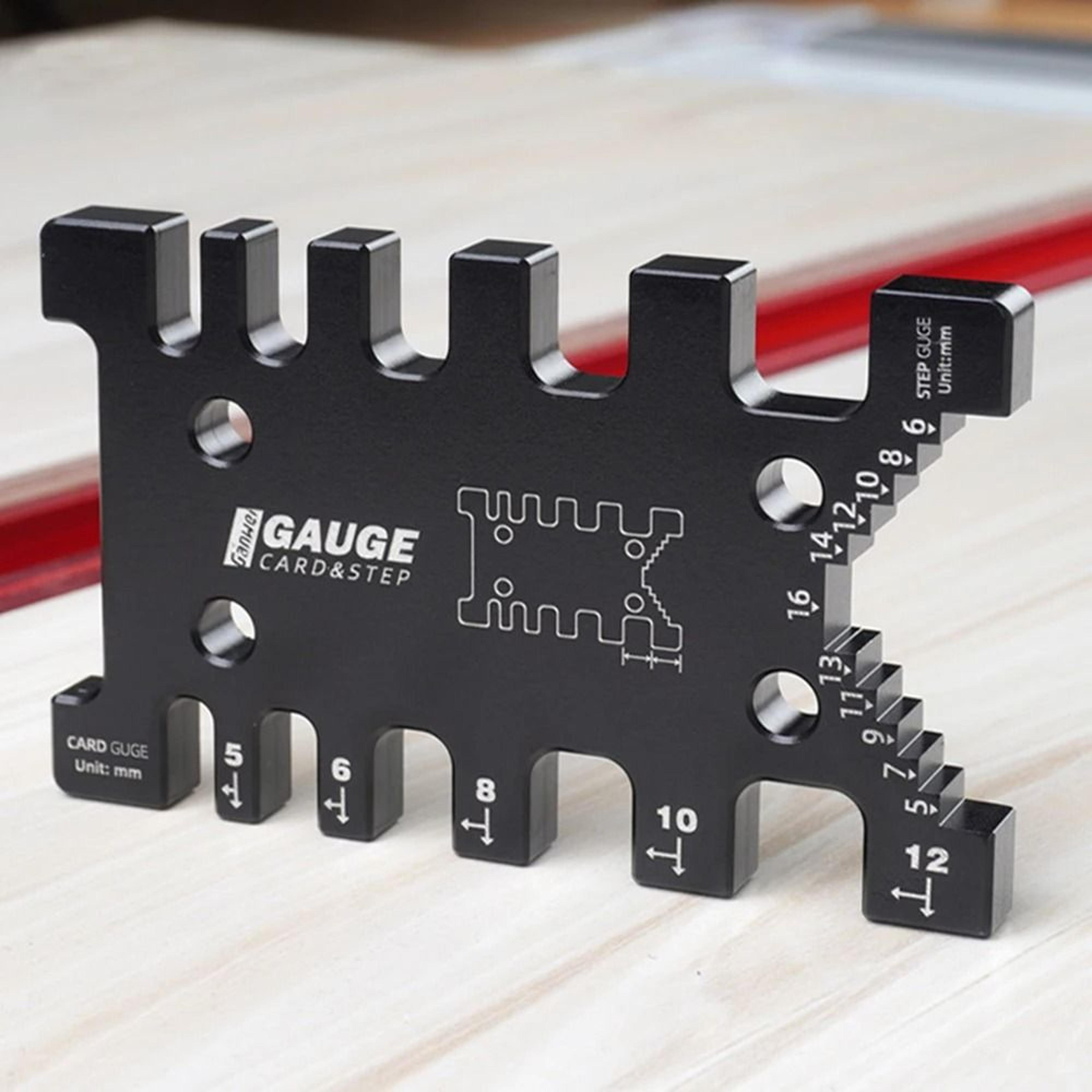 Precision Aluminum Dovetail Jig  Height Gauge  Professional Woodworking Caliper 7