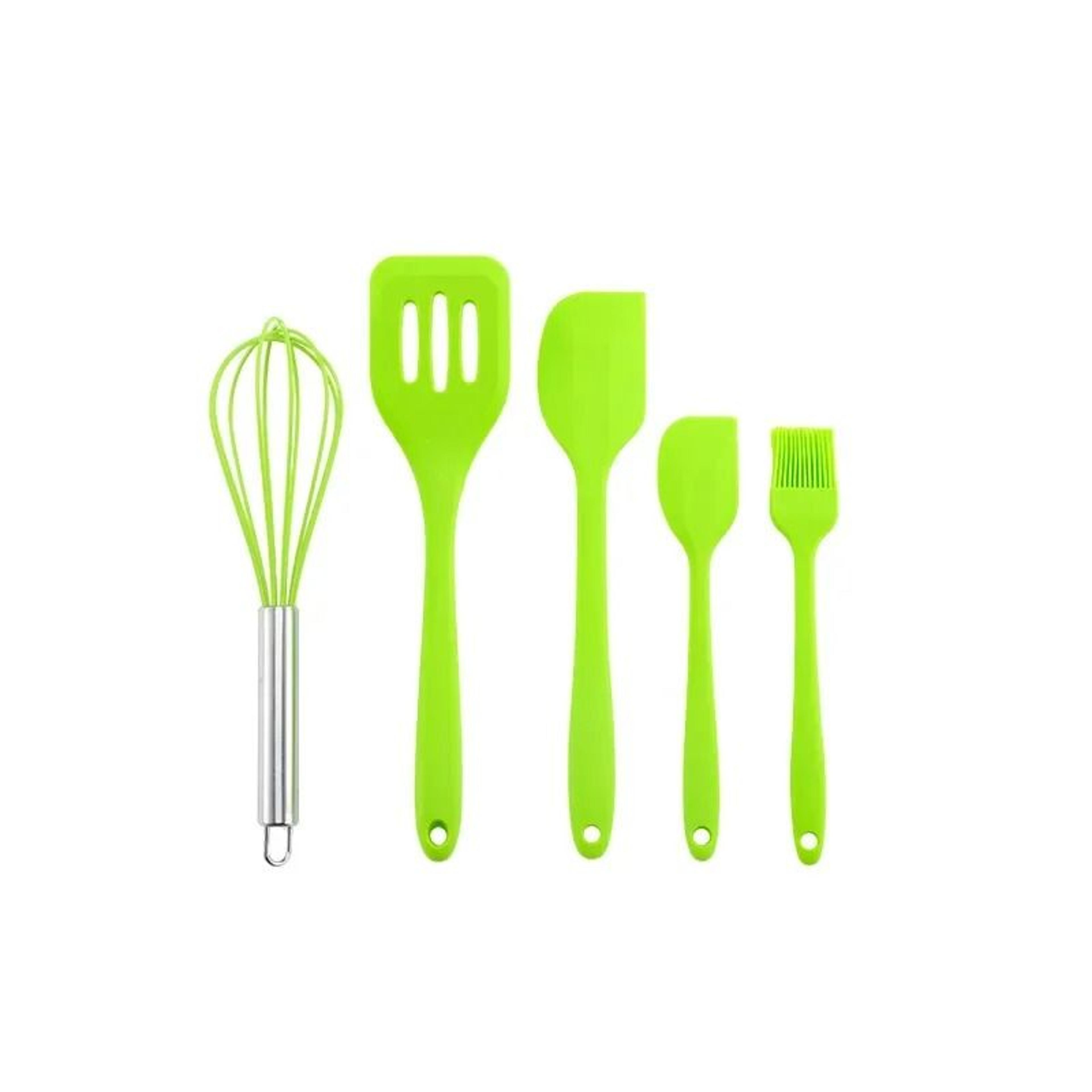 5Piece Kitchen Silicone Baking Tool Set  AllPurpose Cooking  Pastry Kit 5
