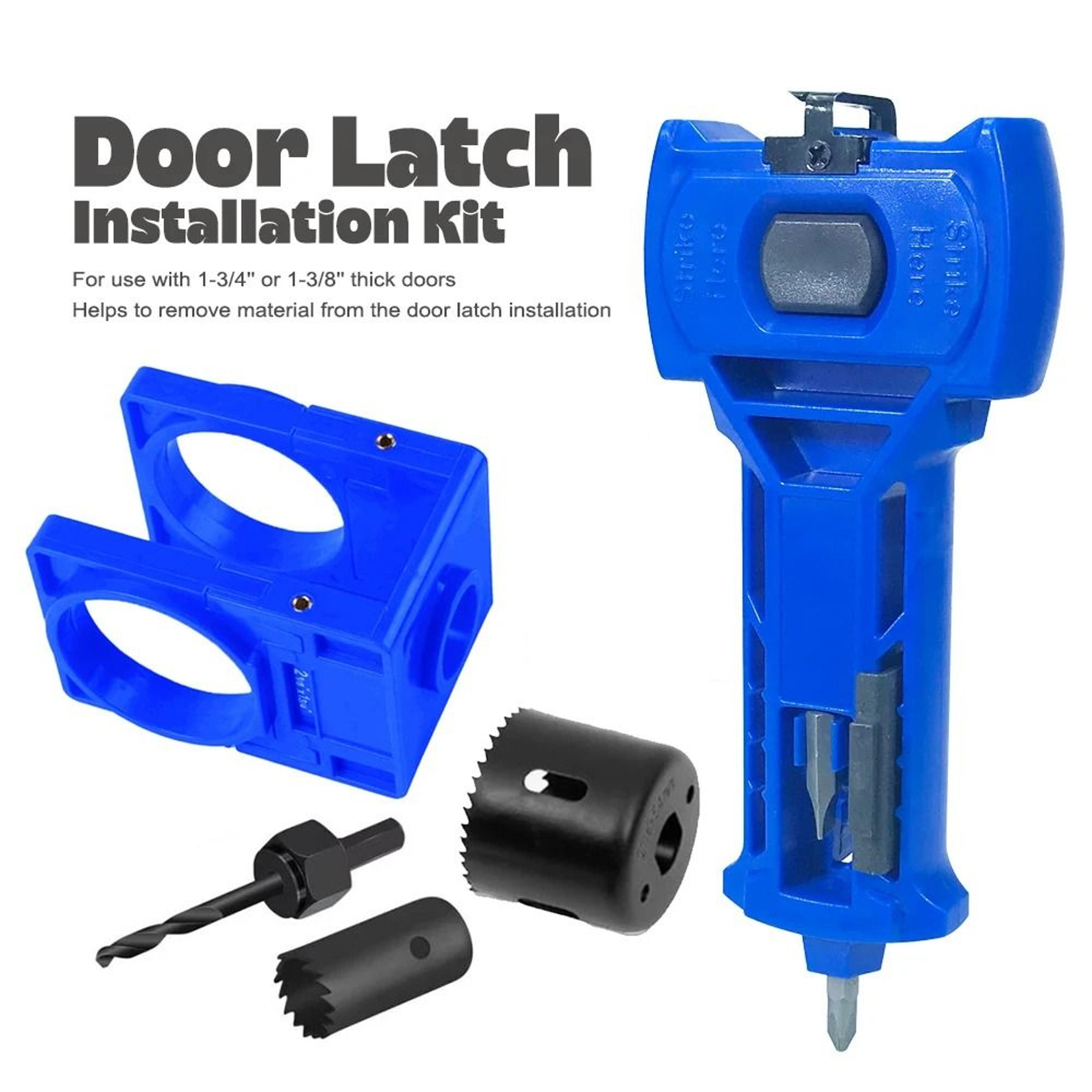 Door Lock  Latch Installation Kit  Professional Hole Opener  Scoring Set 7