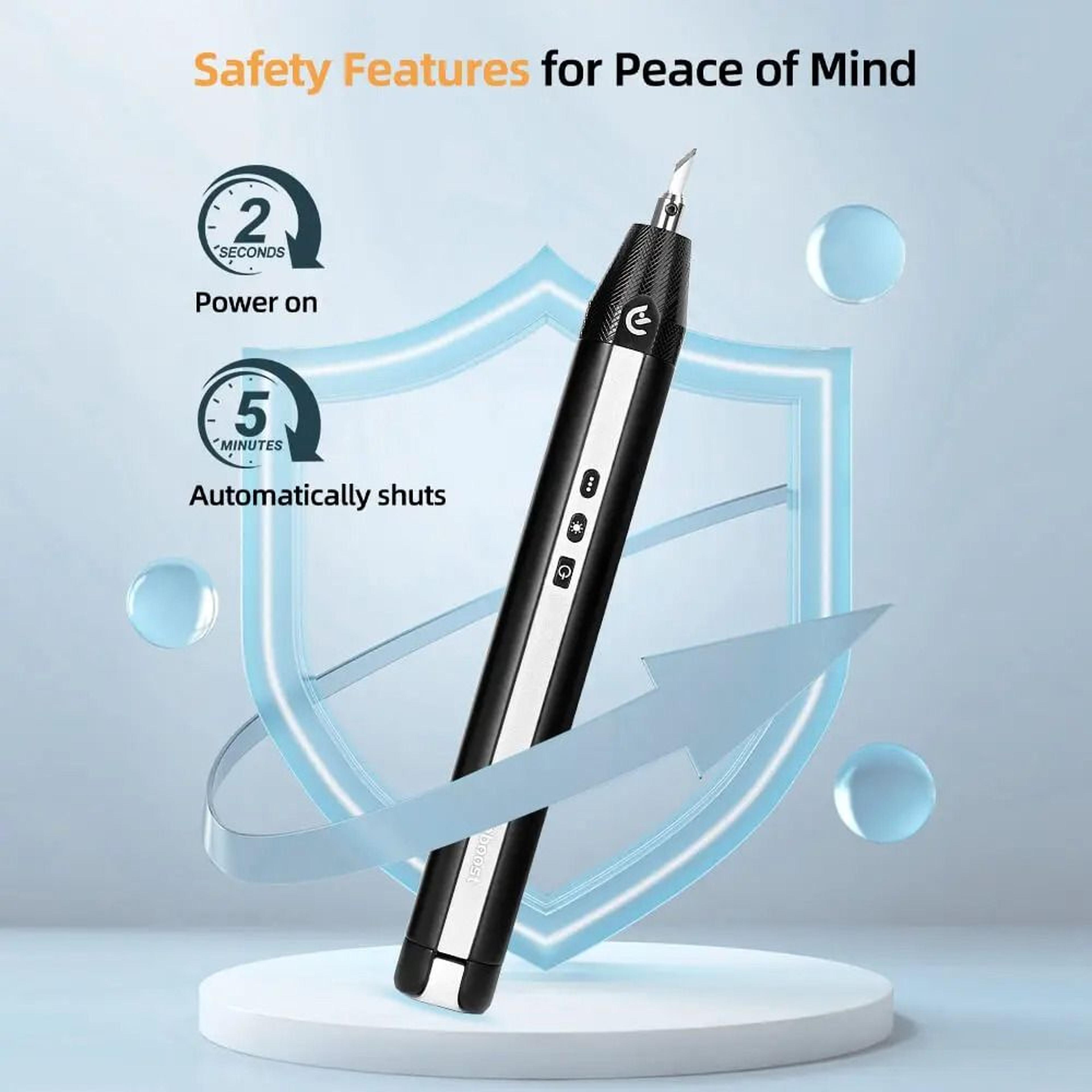 Cordless Ultrasonic Cutter  40kHz HighFrequency Precision Craft Tool 4