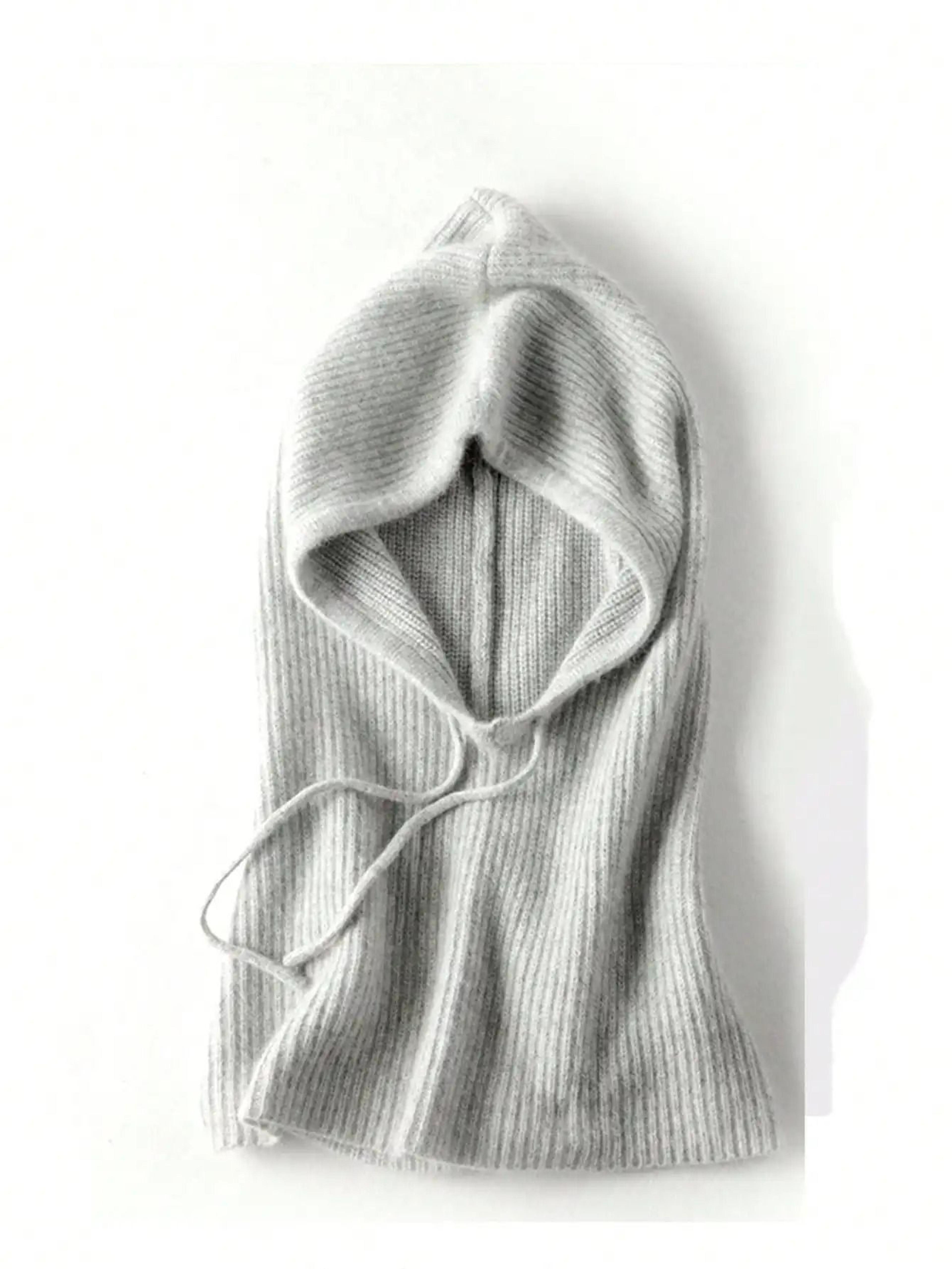 100 Pure Wool Knitted Thermal Balaclava Hood 11