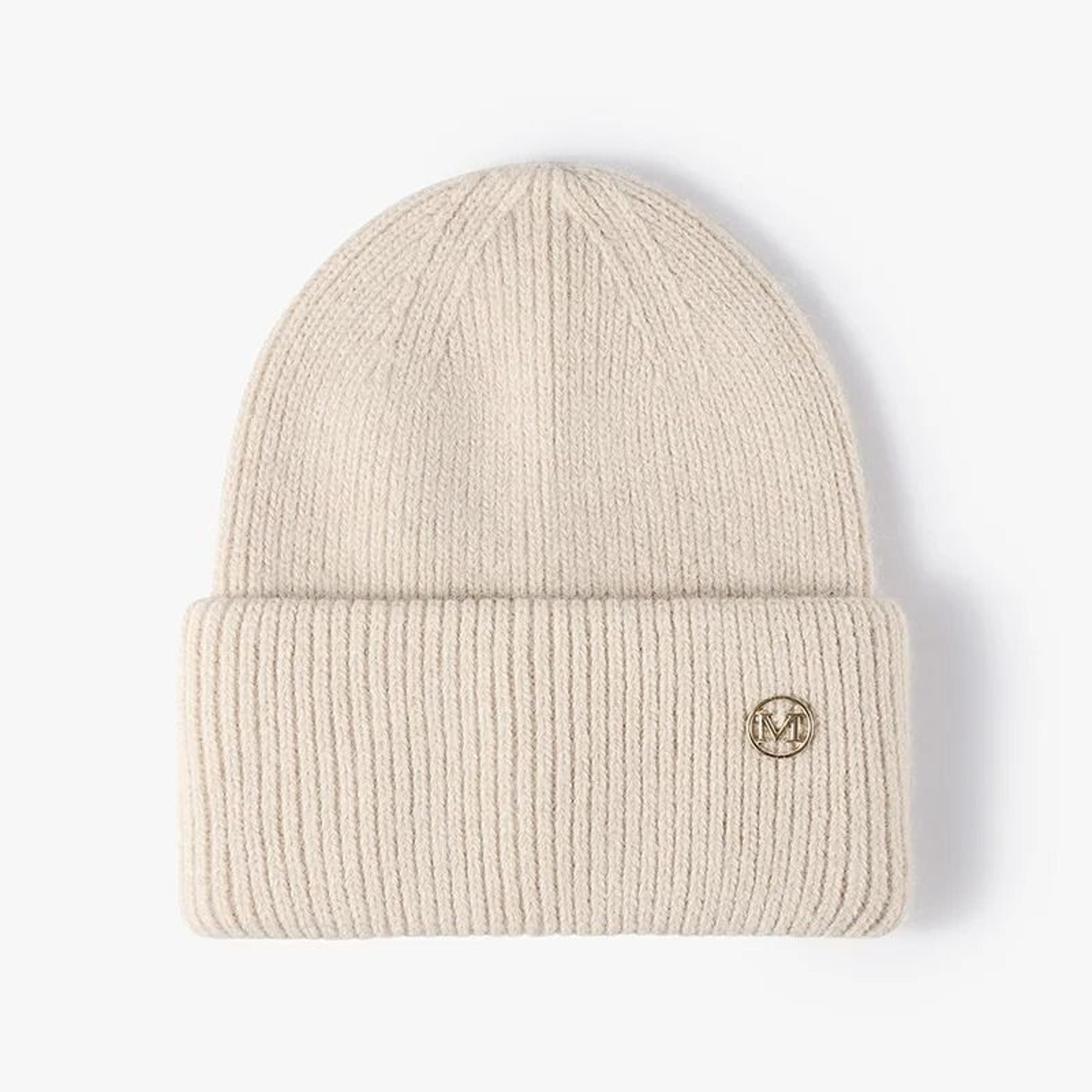 Womens Premium Rabbit Fur Blend Thermal Beanie 9