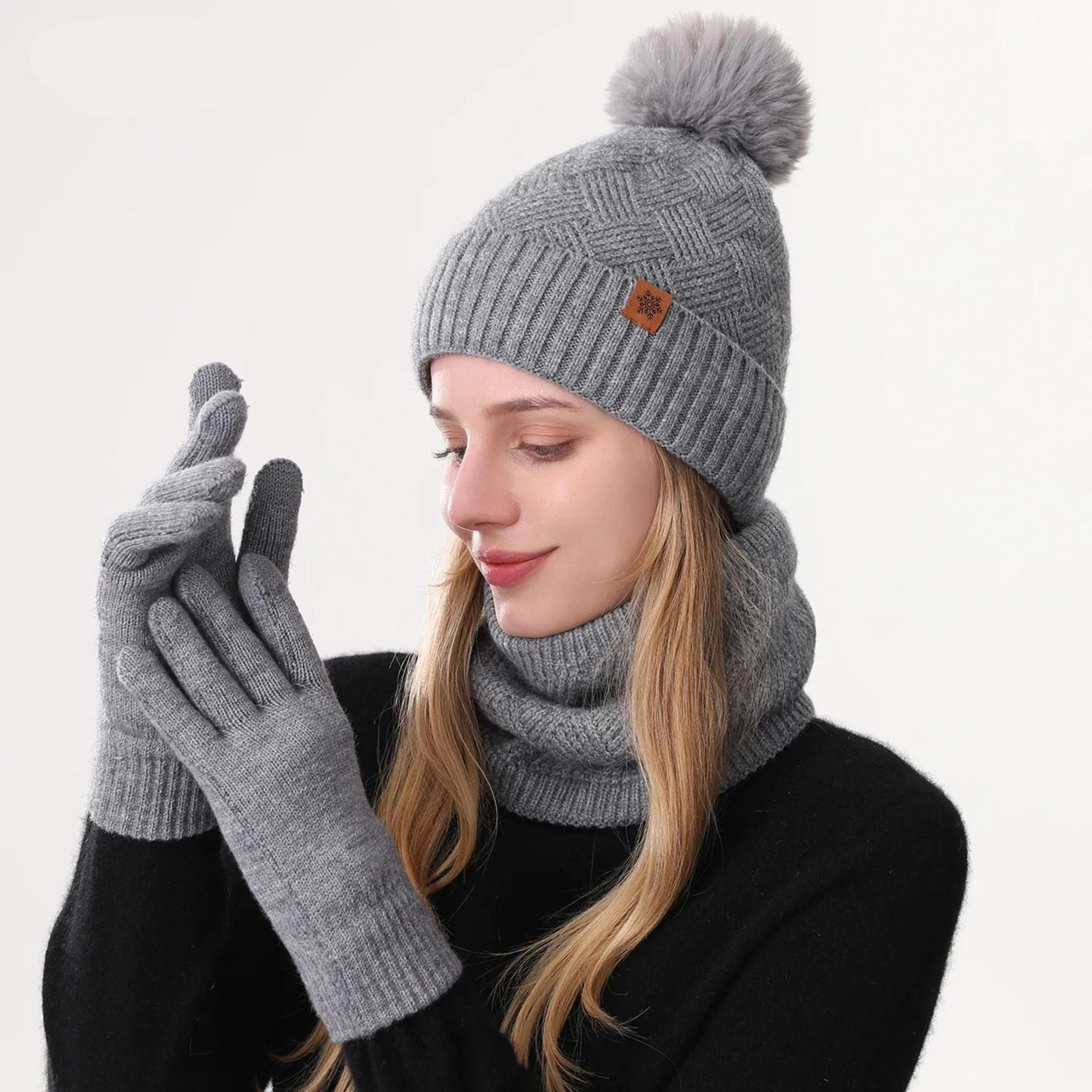 Unisex DoubleLayer FleeceLined Thermal Winter Set 6