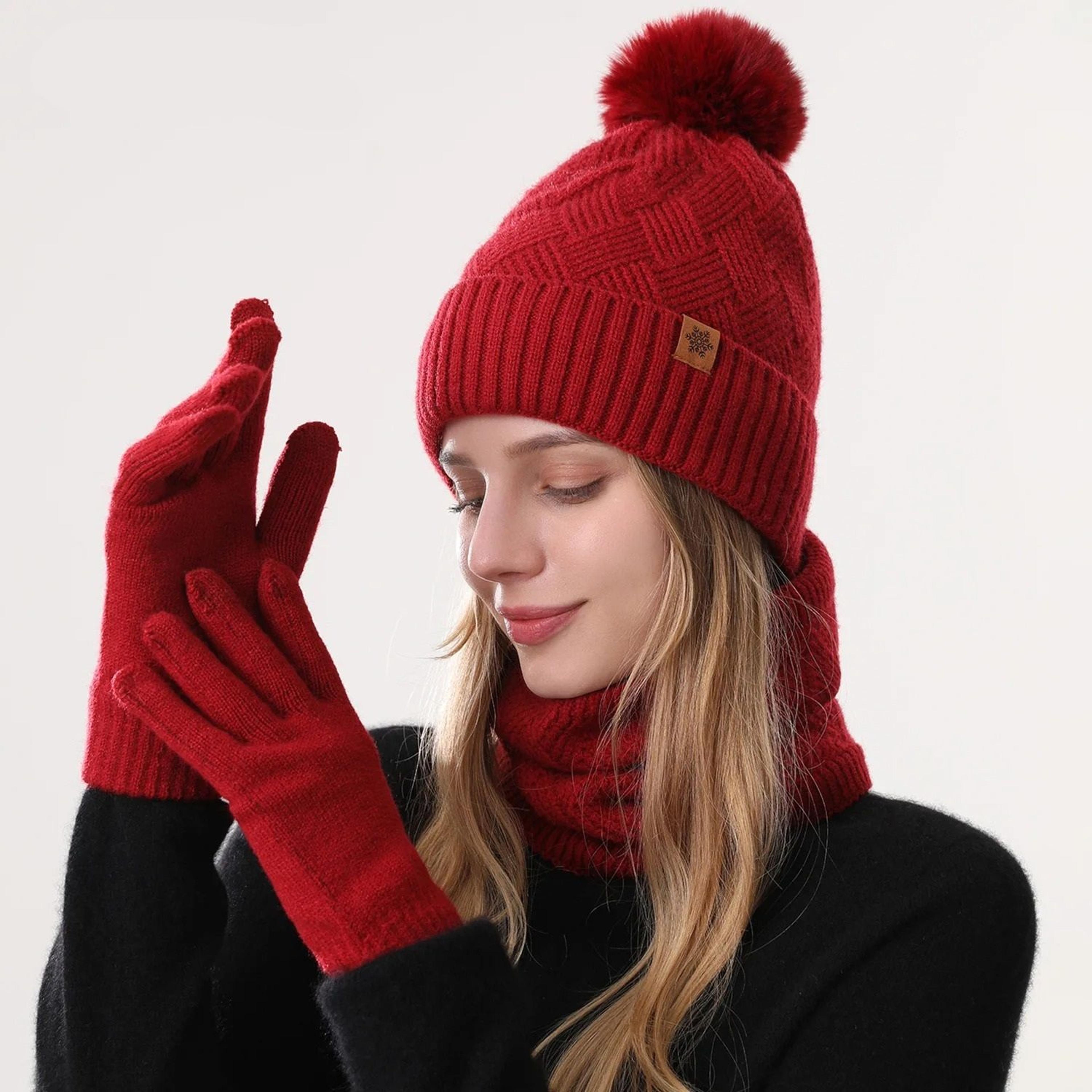 Unisex DoubleLayer FleeceLined Thermal Winter Set 9