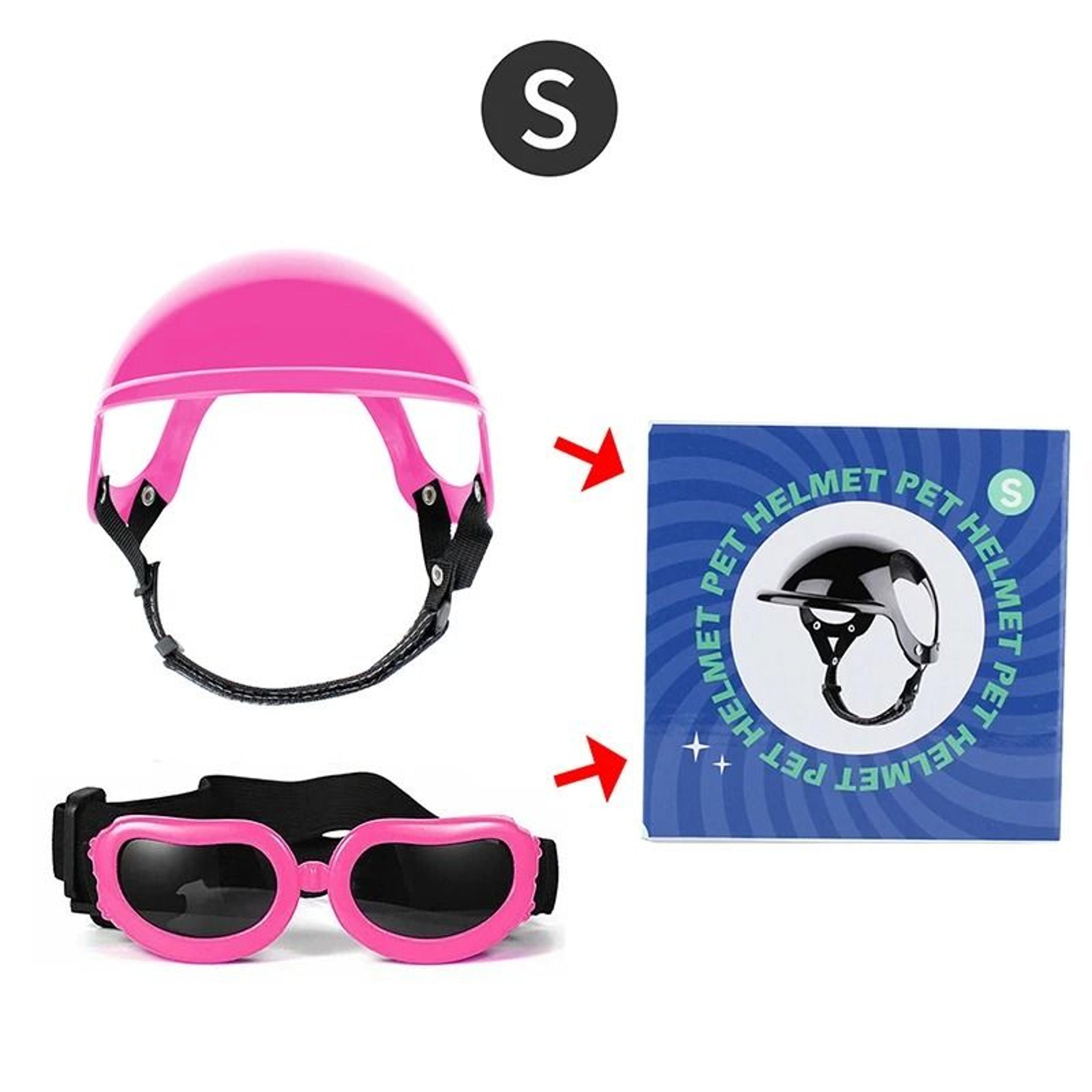 Sport Dog Helmet  Goggles Adventure Set 6