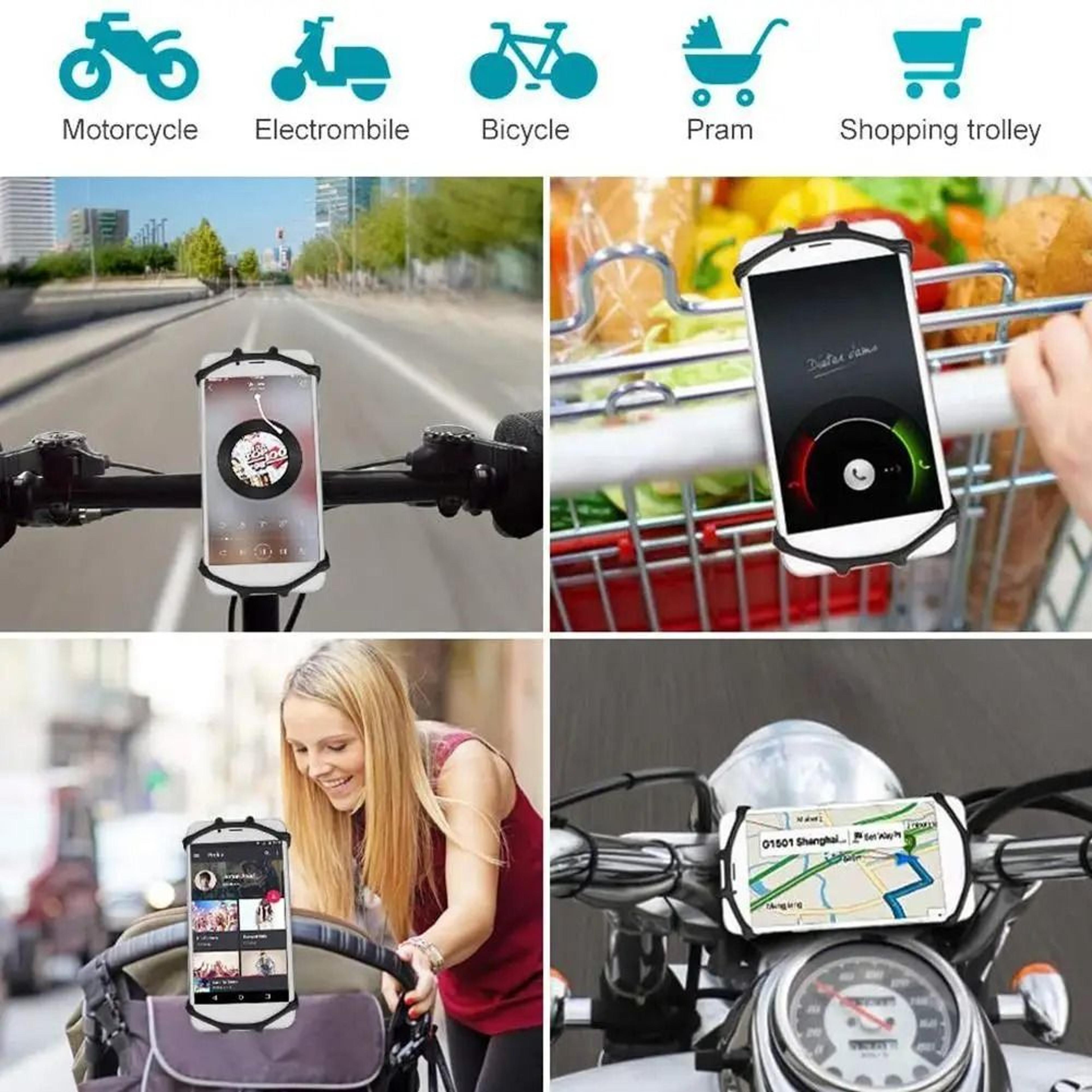 Silicone AntiShock Bicycle  Computer Mount 5