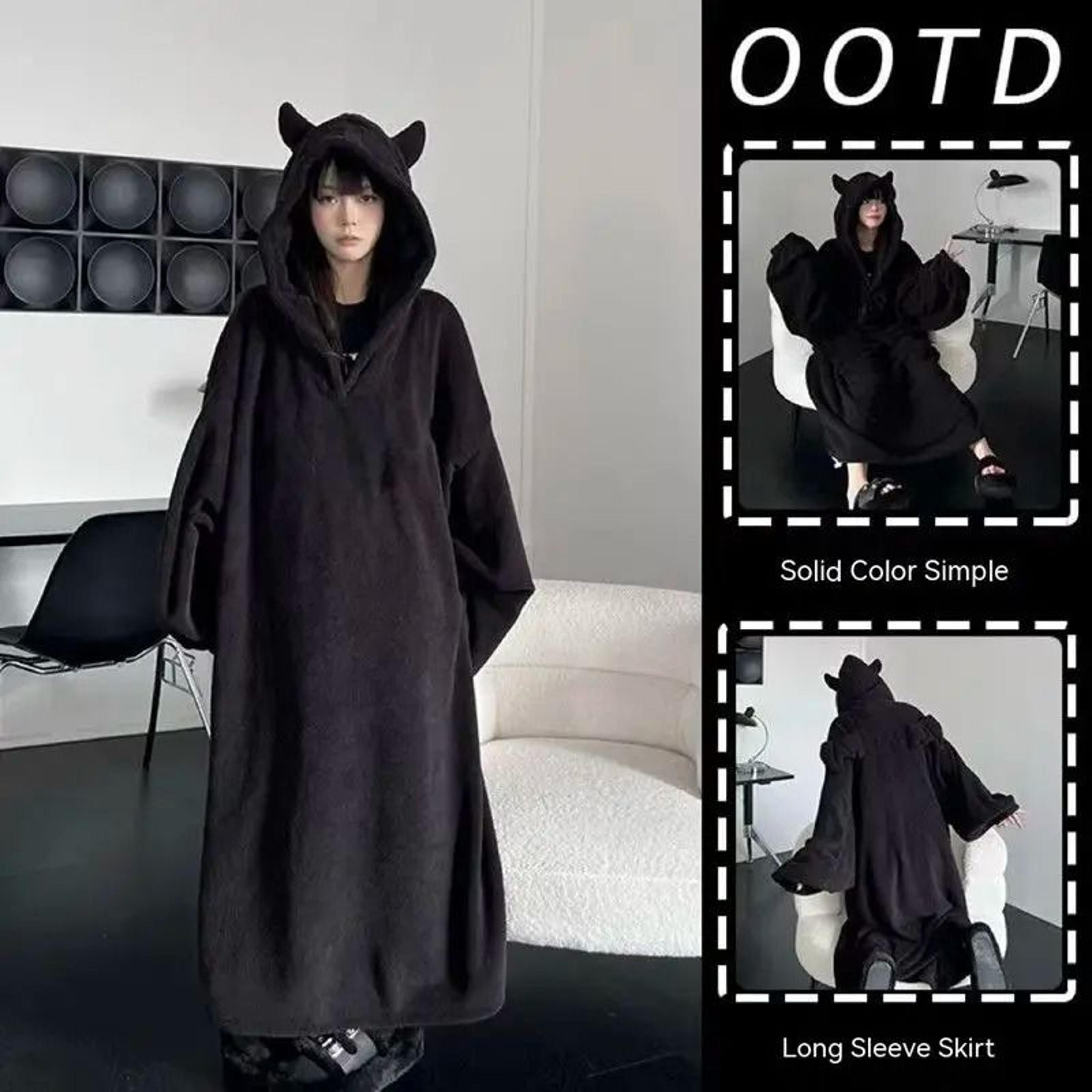 Heavyweight Thickened Padded Oversized Hooded Robe 1