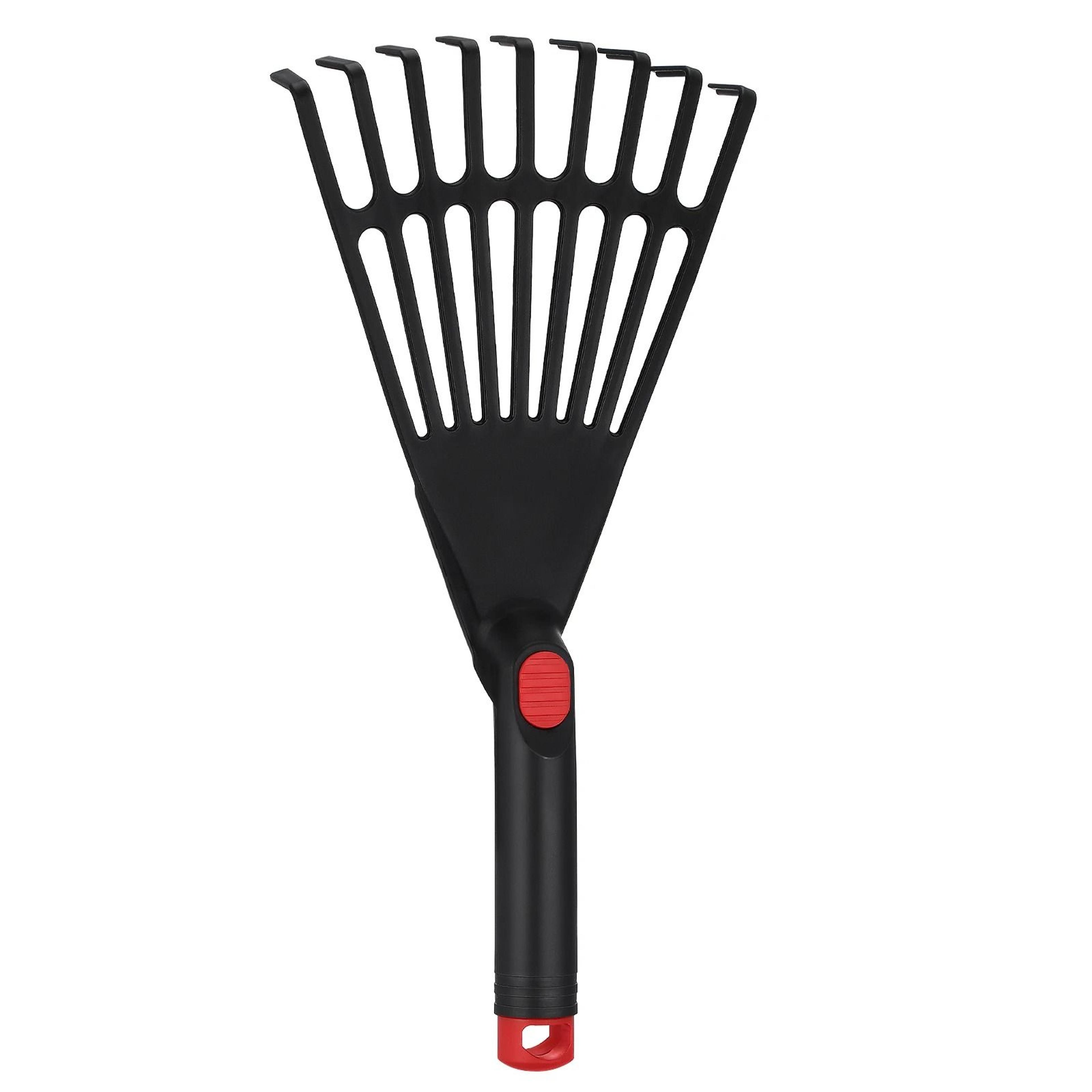 Durable Plastic Leaf Rake  Essential Hand Tool For Garden Cleaning 3
