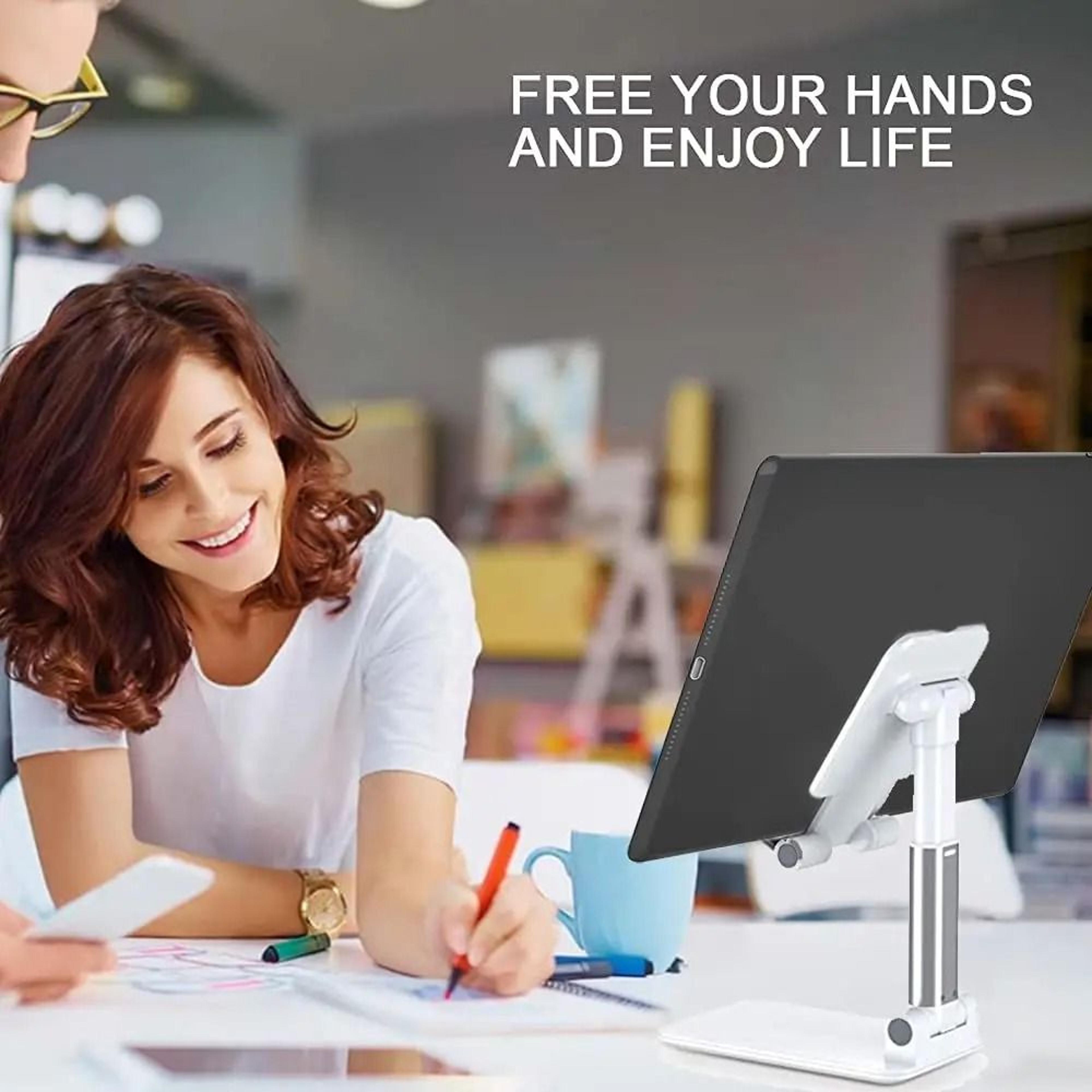 Adjustable Desktop Phone Stand  Foldable  Portable Universal Mount 3