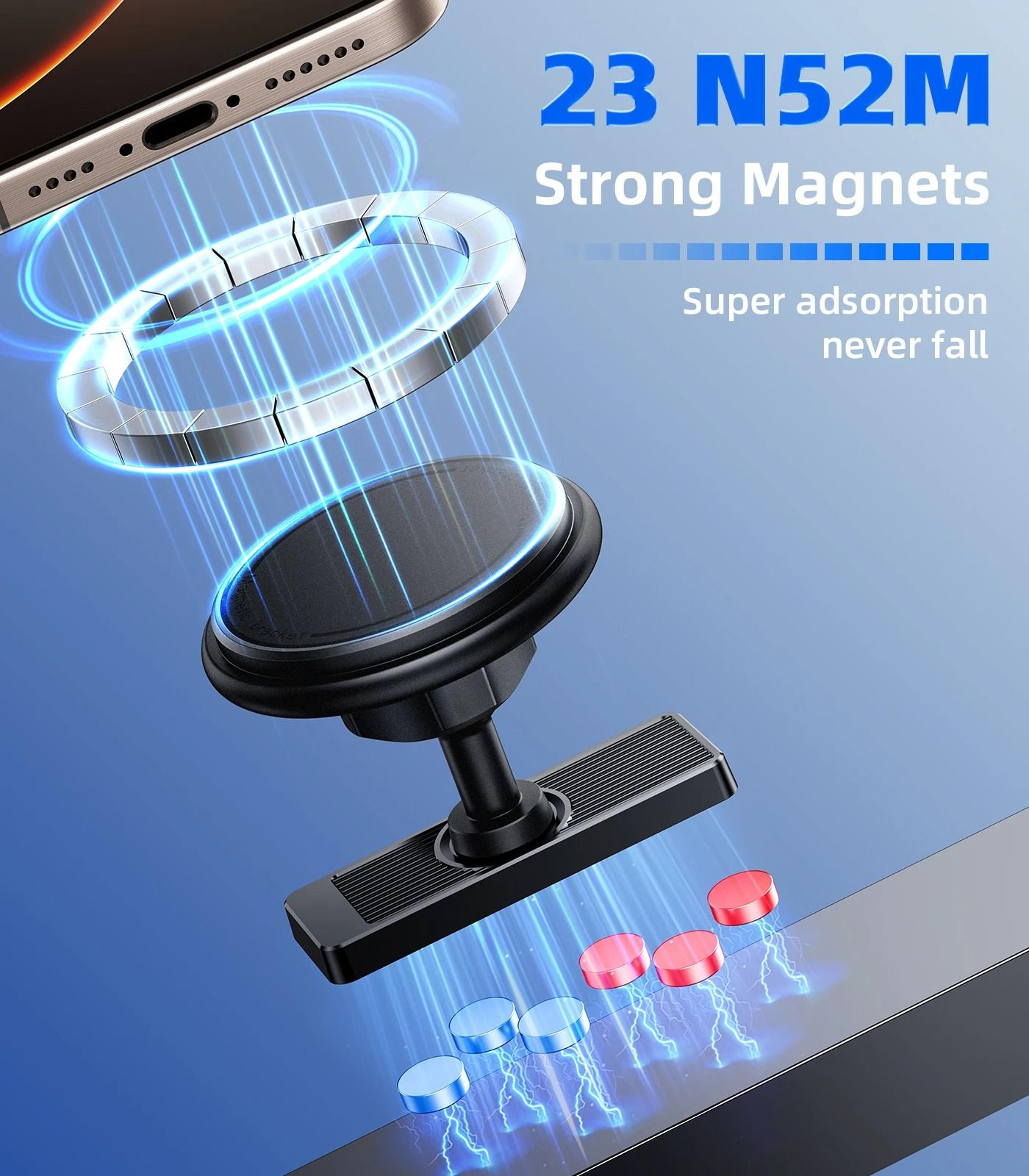Portable Magnetic Utility Mount  360 Rotatable Universal Support 4