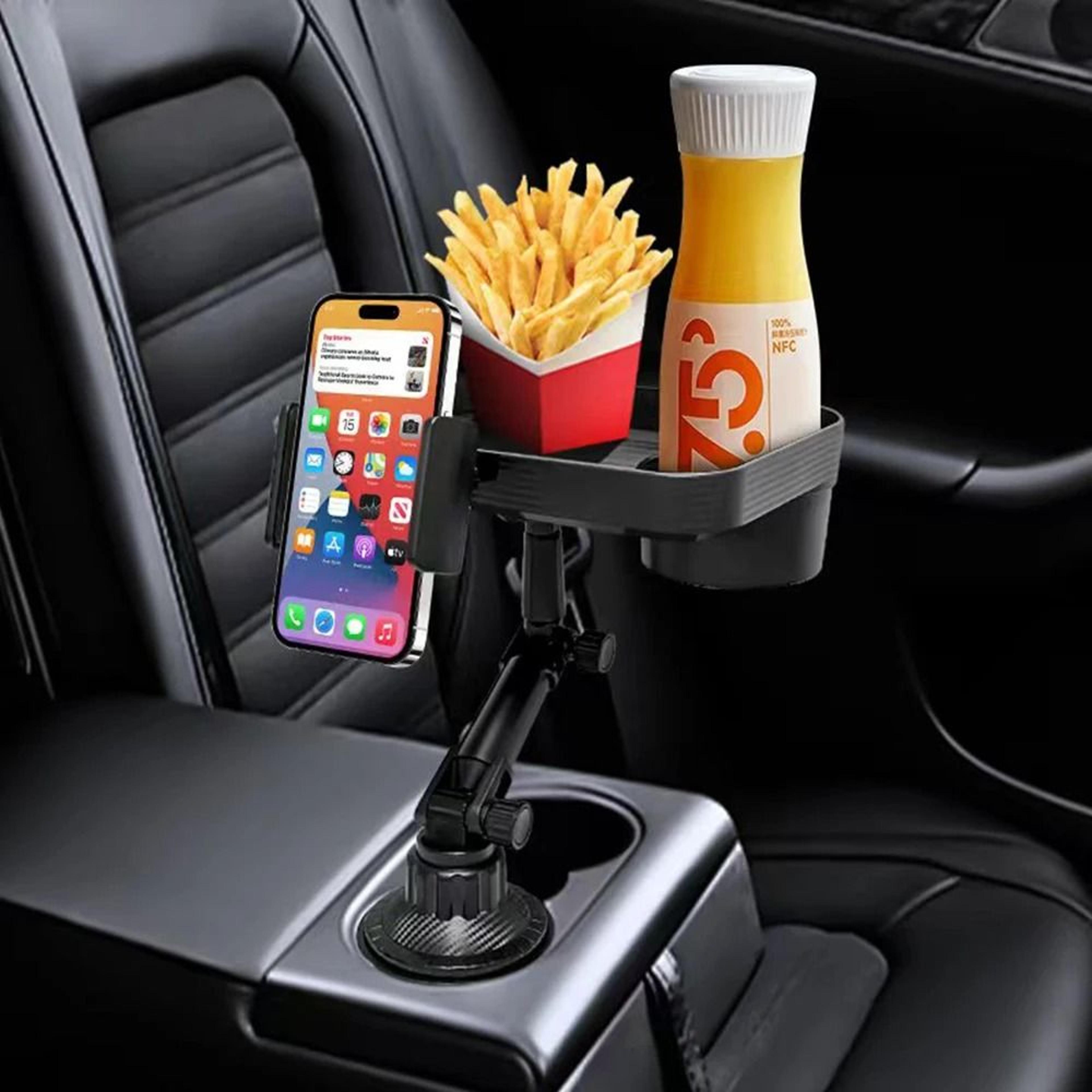 Ar Cup Holder Tray  360 Rotating Mobile Workstation  Food Organizer 2