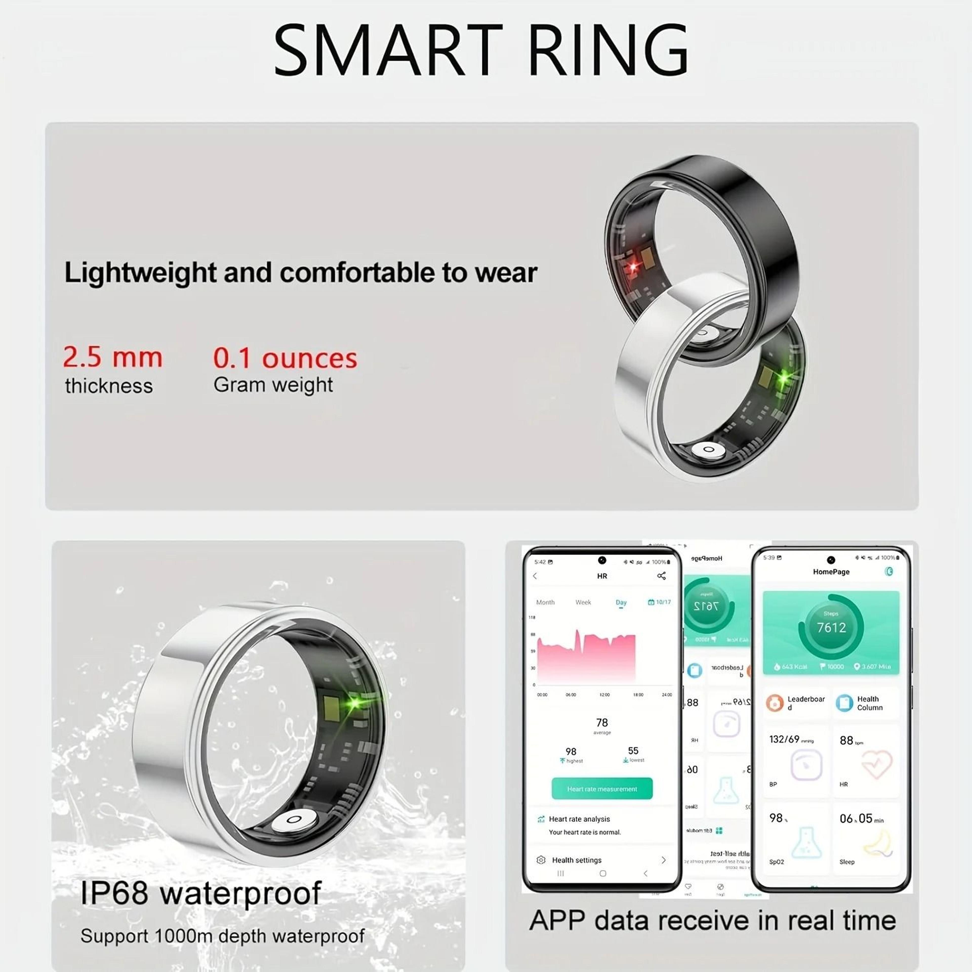 Health  Fitness Smart Ring  Precision Sleep Tracking  Motion Monitoring 3