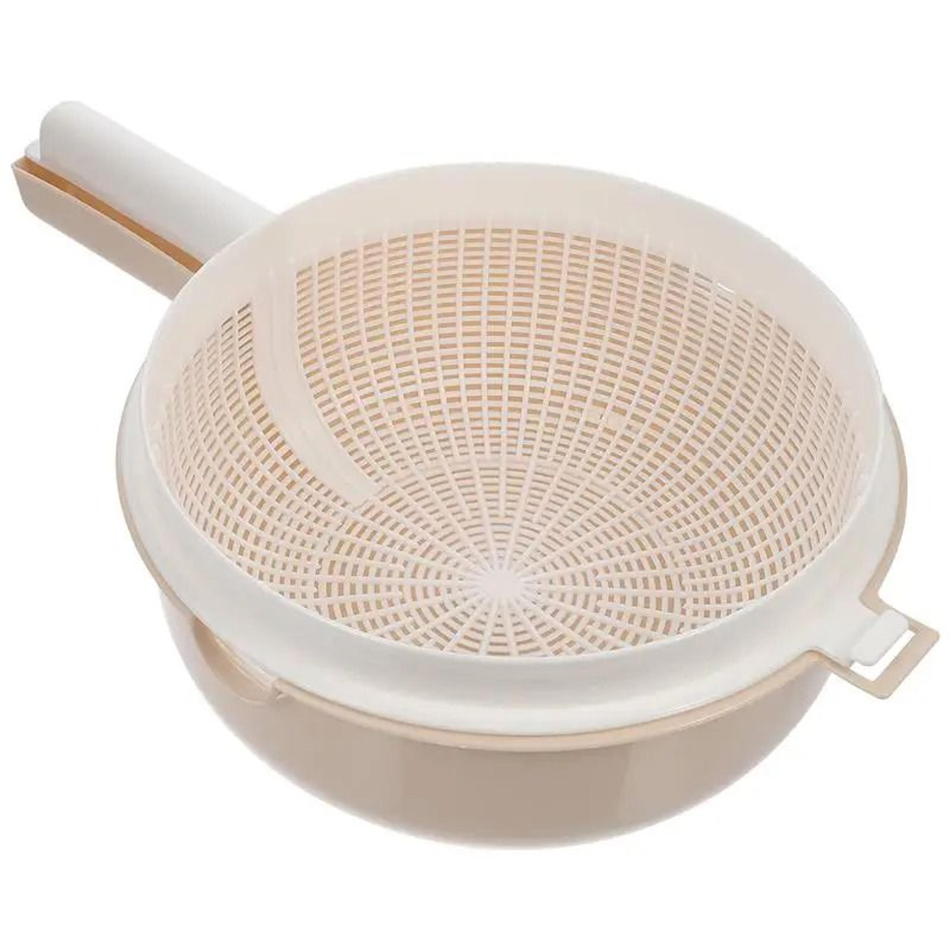 DualLayer Precision Handled Colander  Basin Set 1