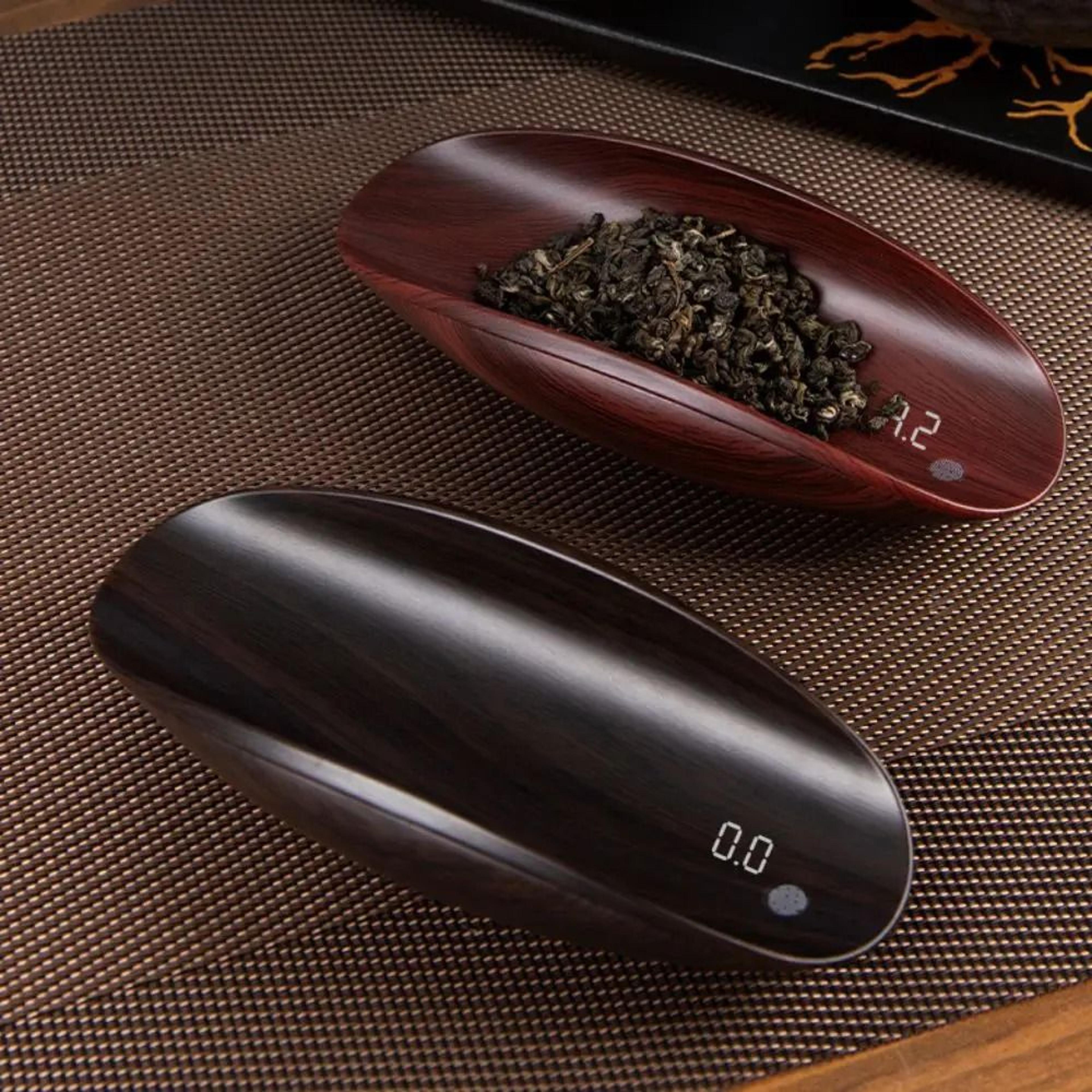 Artisanal WoodTexture Digital Coffee  Tea Scale 0