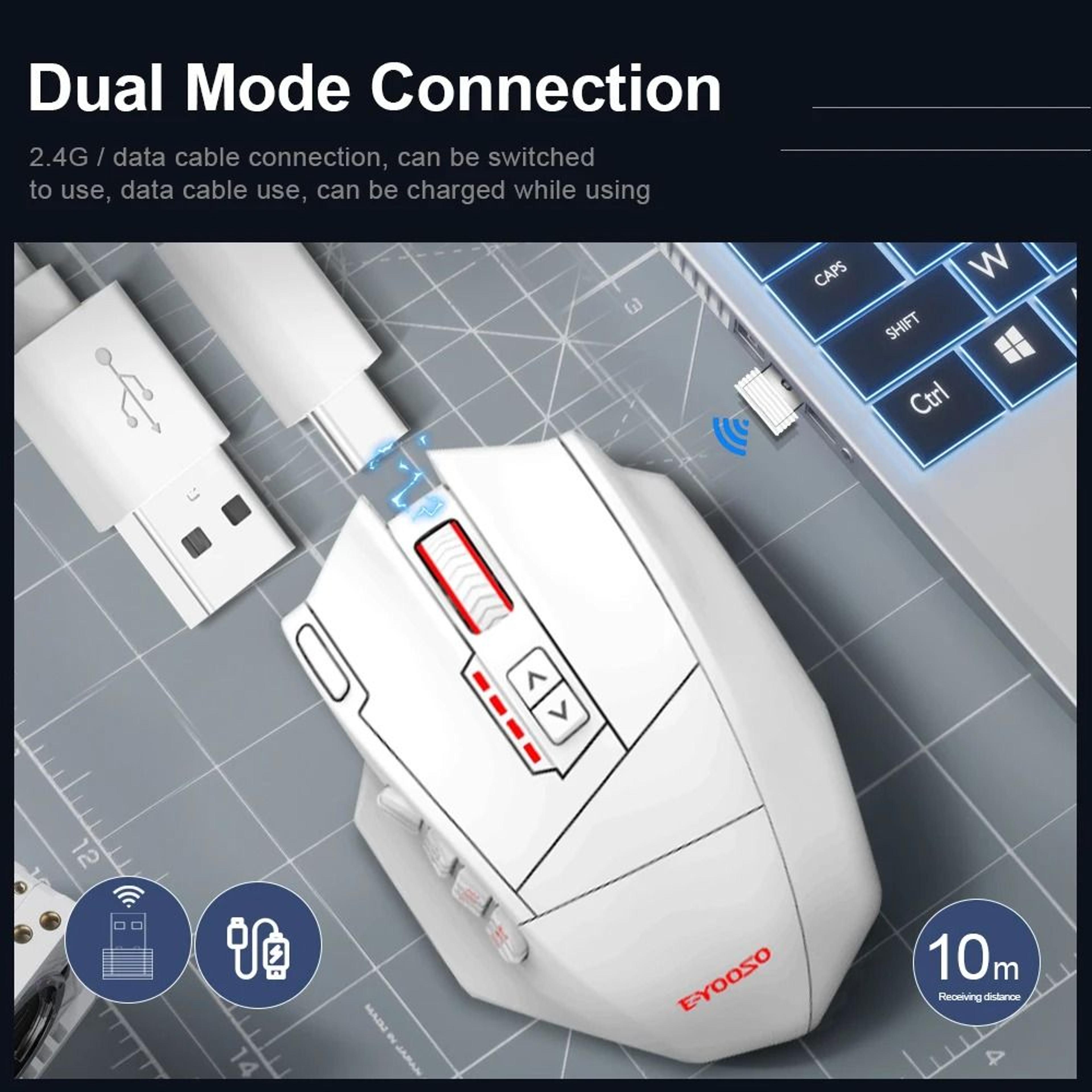 16Button Programmable RGB Wireless Gaming Mouse 1