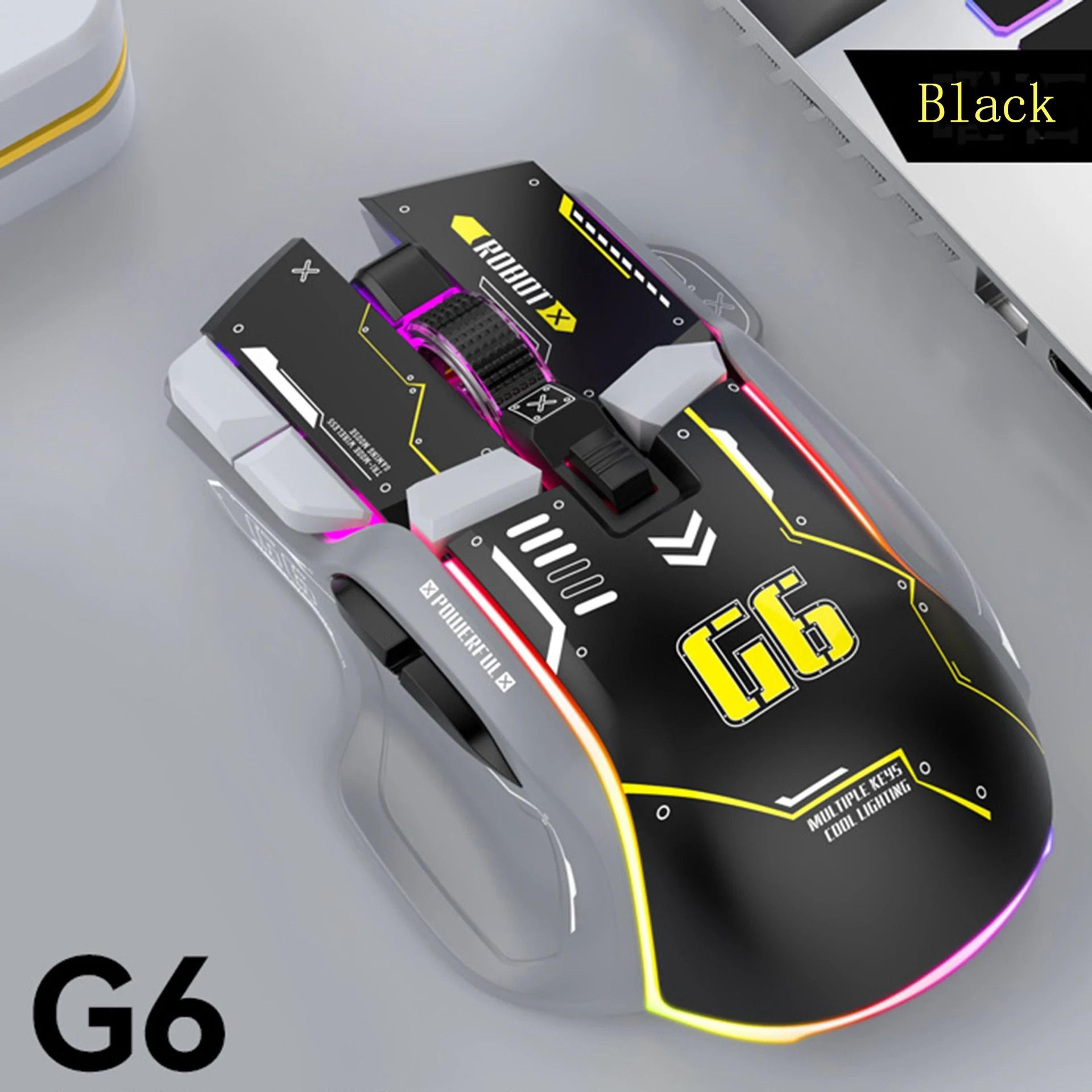 TriMode Silent Wireless Gaming Mouse 8