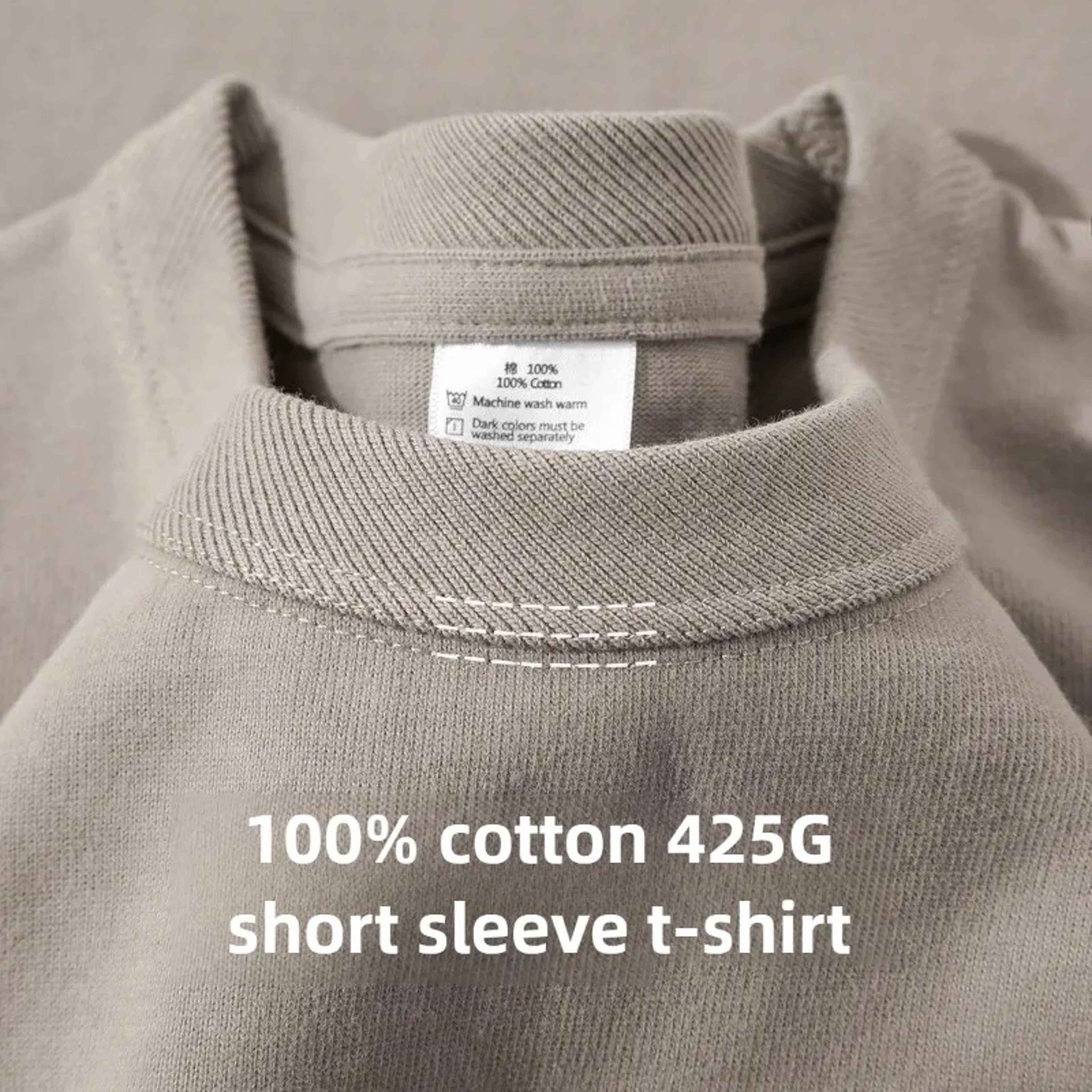 Heavy Weight Mens Cotton TShirt  Breathable Comfortable Wear 6
