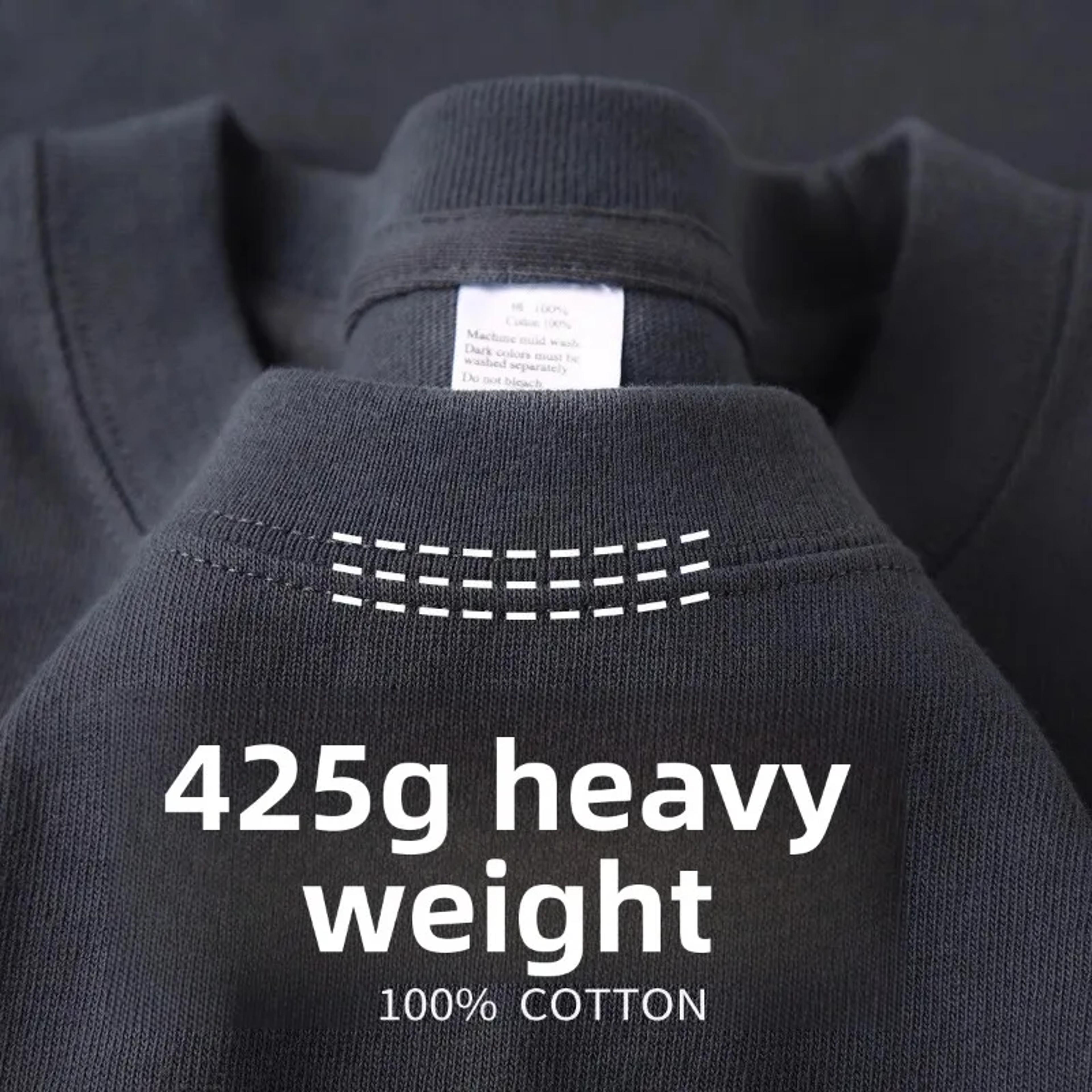 Heavy Weight Mens Cotton TShirt  Breathable Comfortable Wear 9