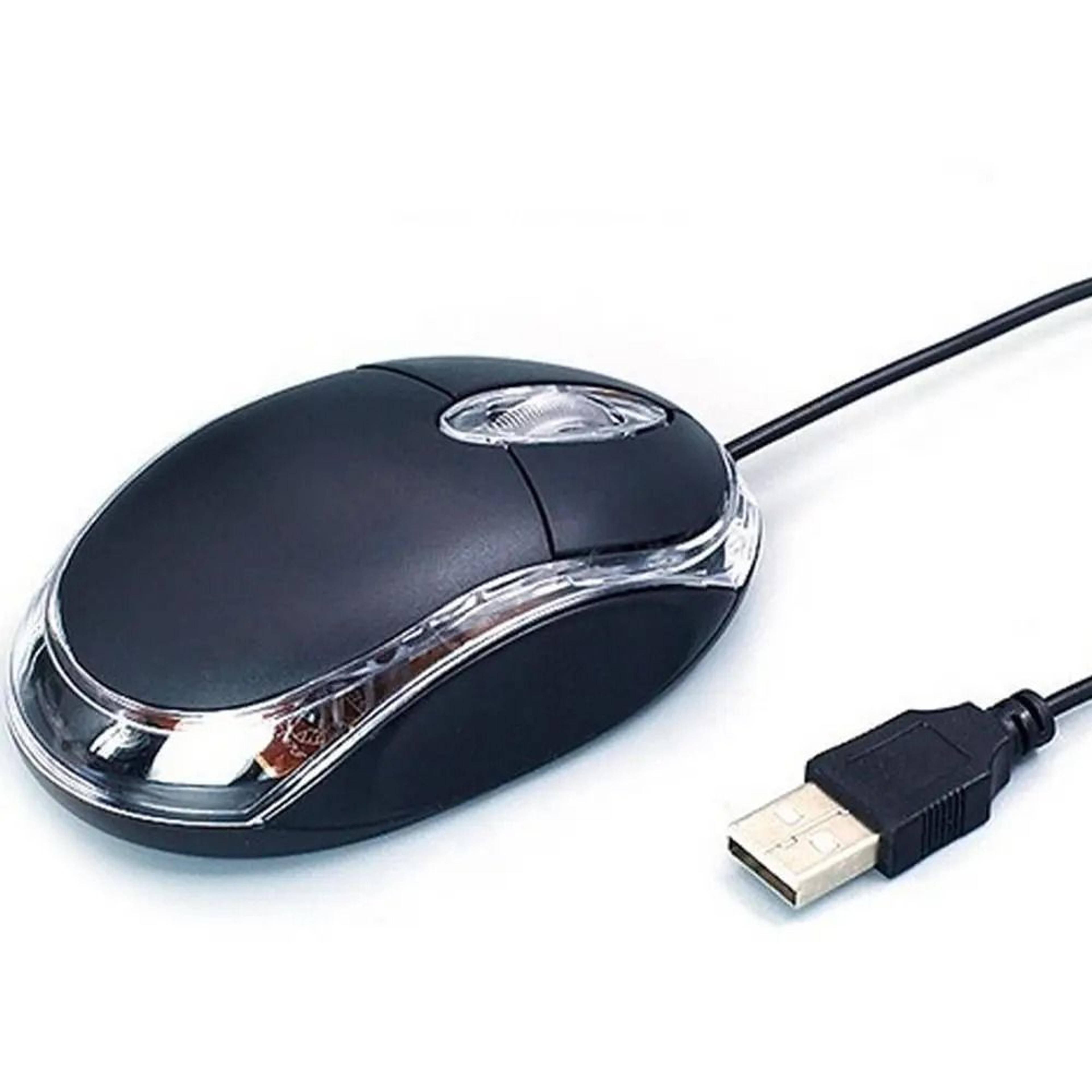 3-button wired optical office mouse