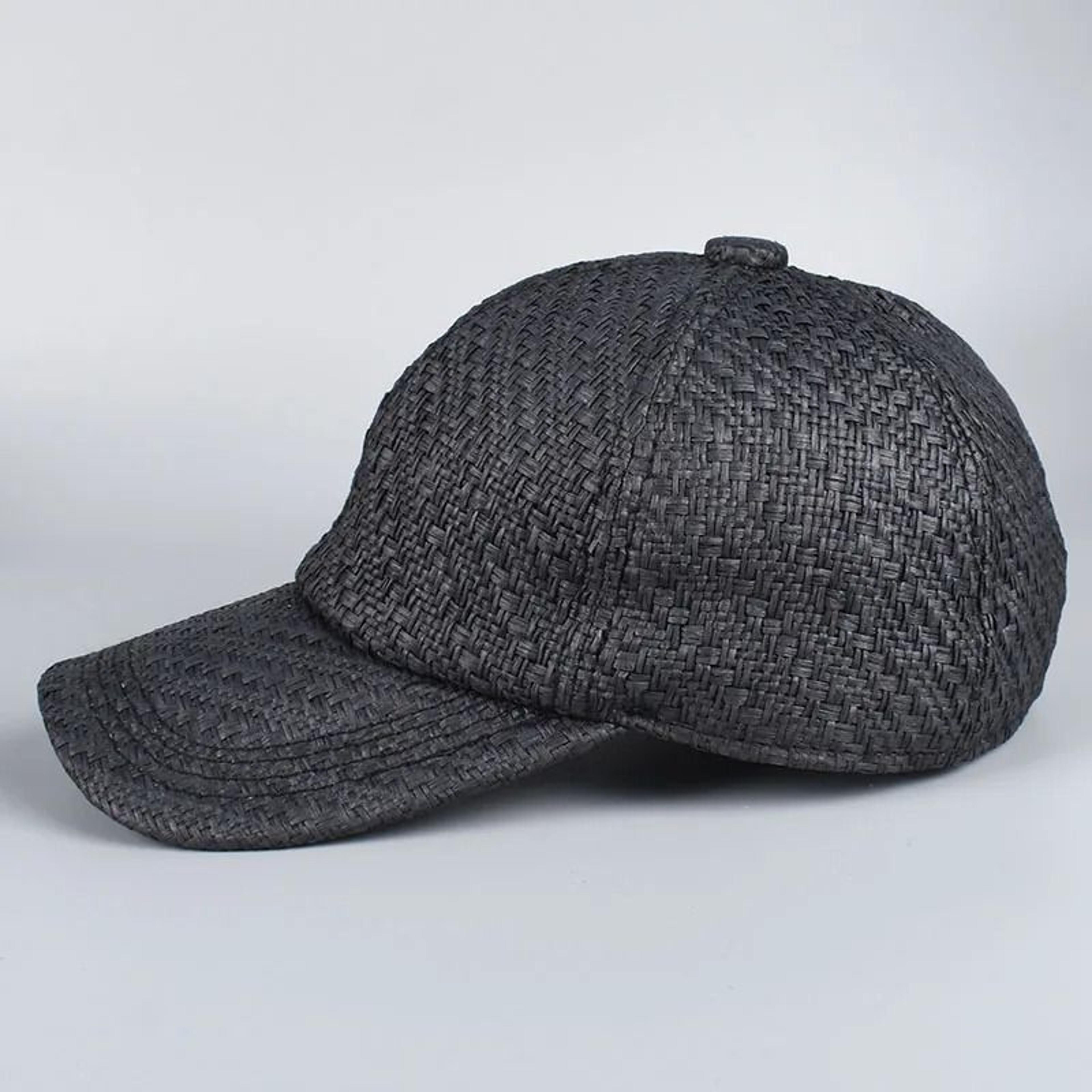 Professional Straw Mesh Baseball Cap  Hybrid Sun Hat 3