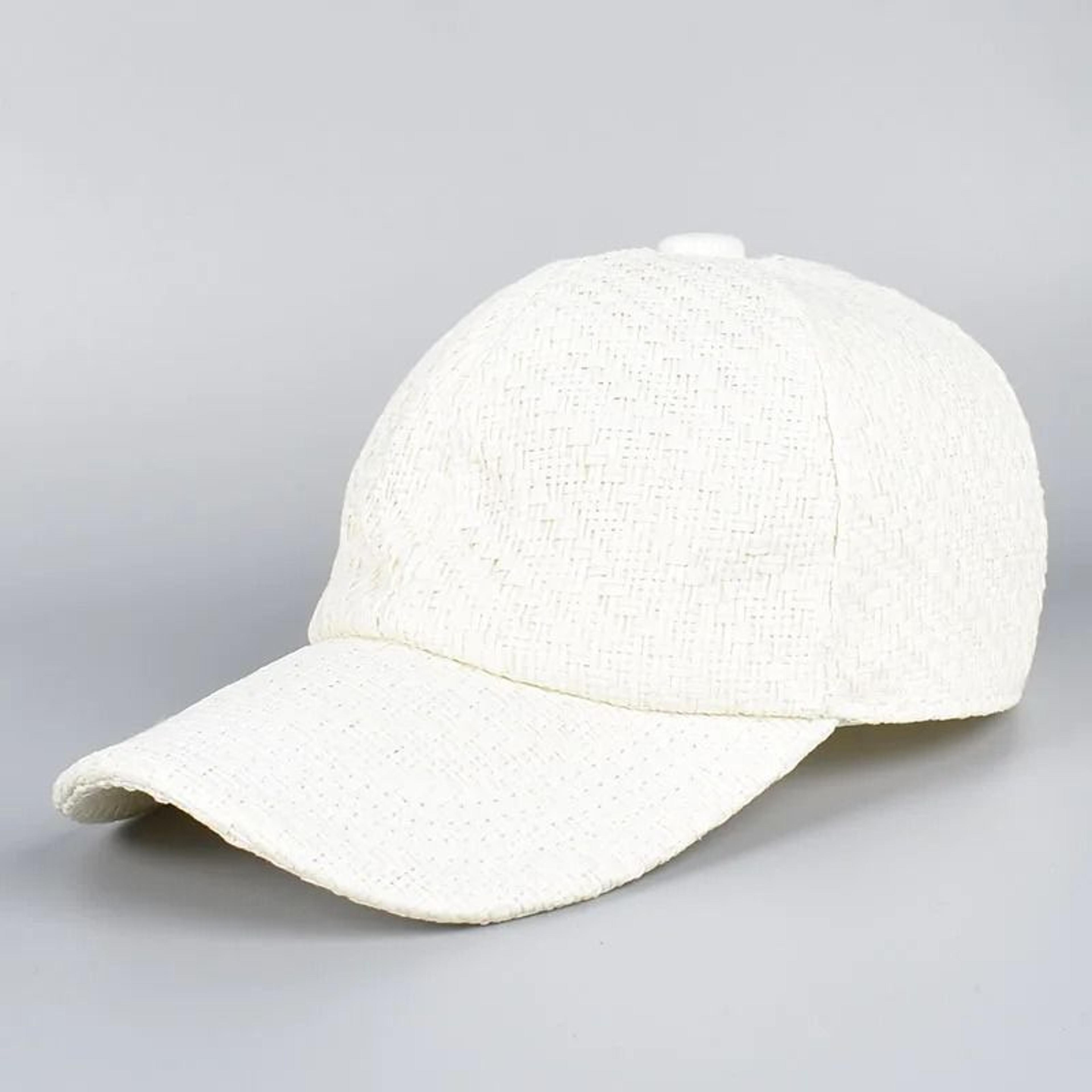 Professional Straw Mesh Baseball Cap  Hybrid Sun Hat 7