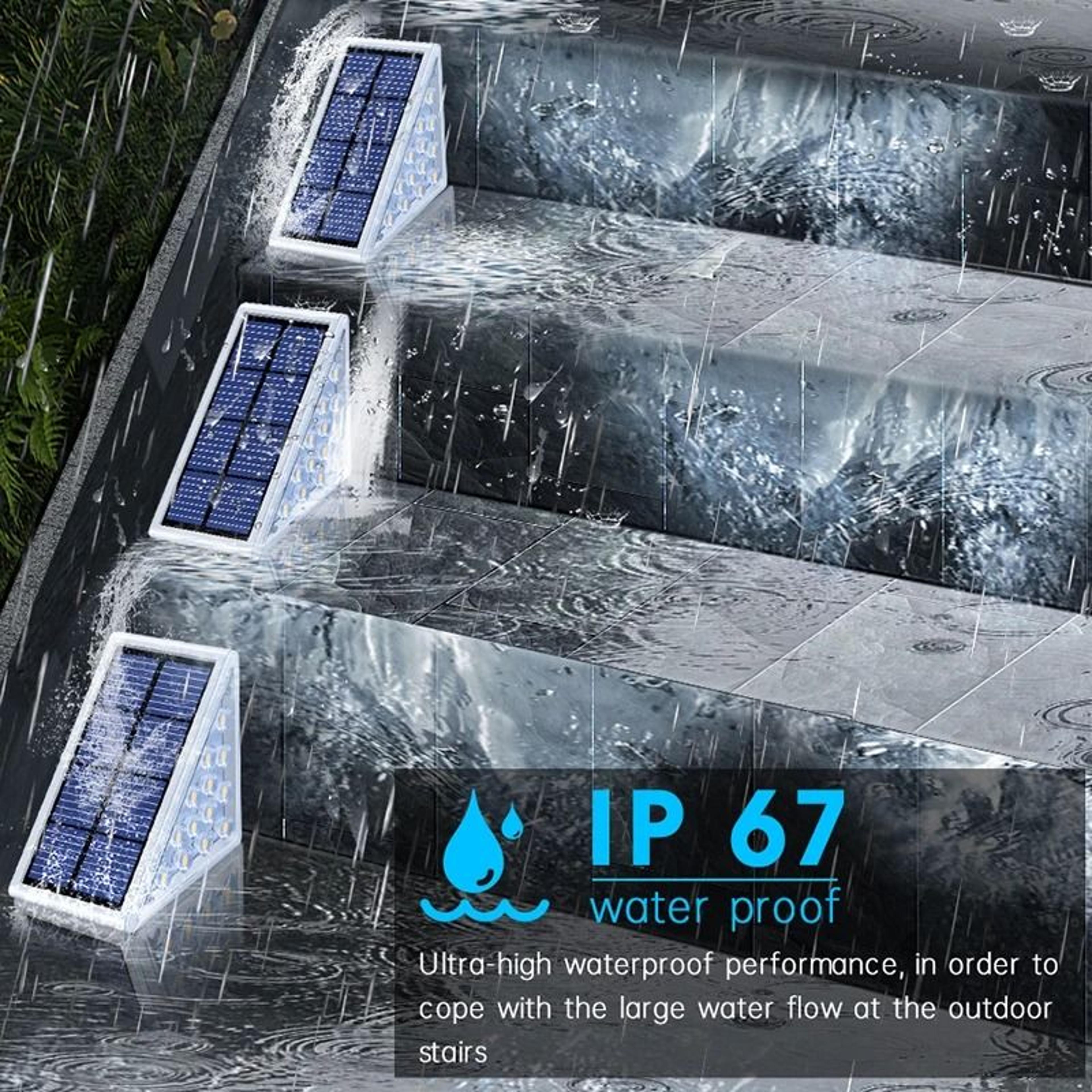 Solar LED Step  Stair Lighting System 2