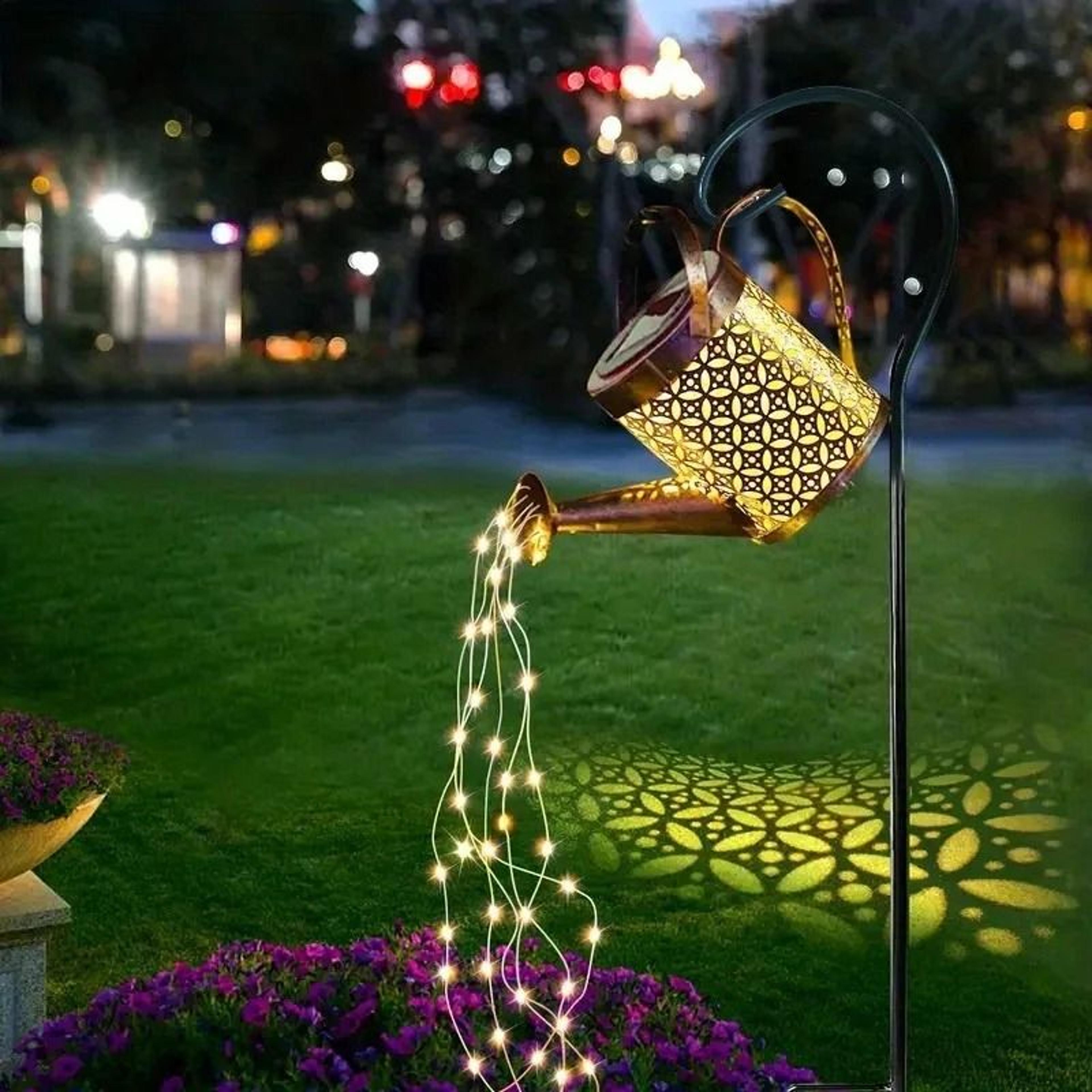 Vintage Solar Tea Kettle Lantern 6