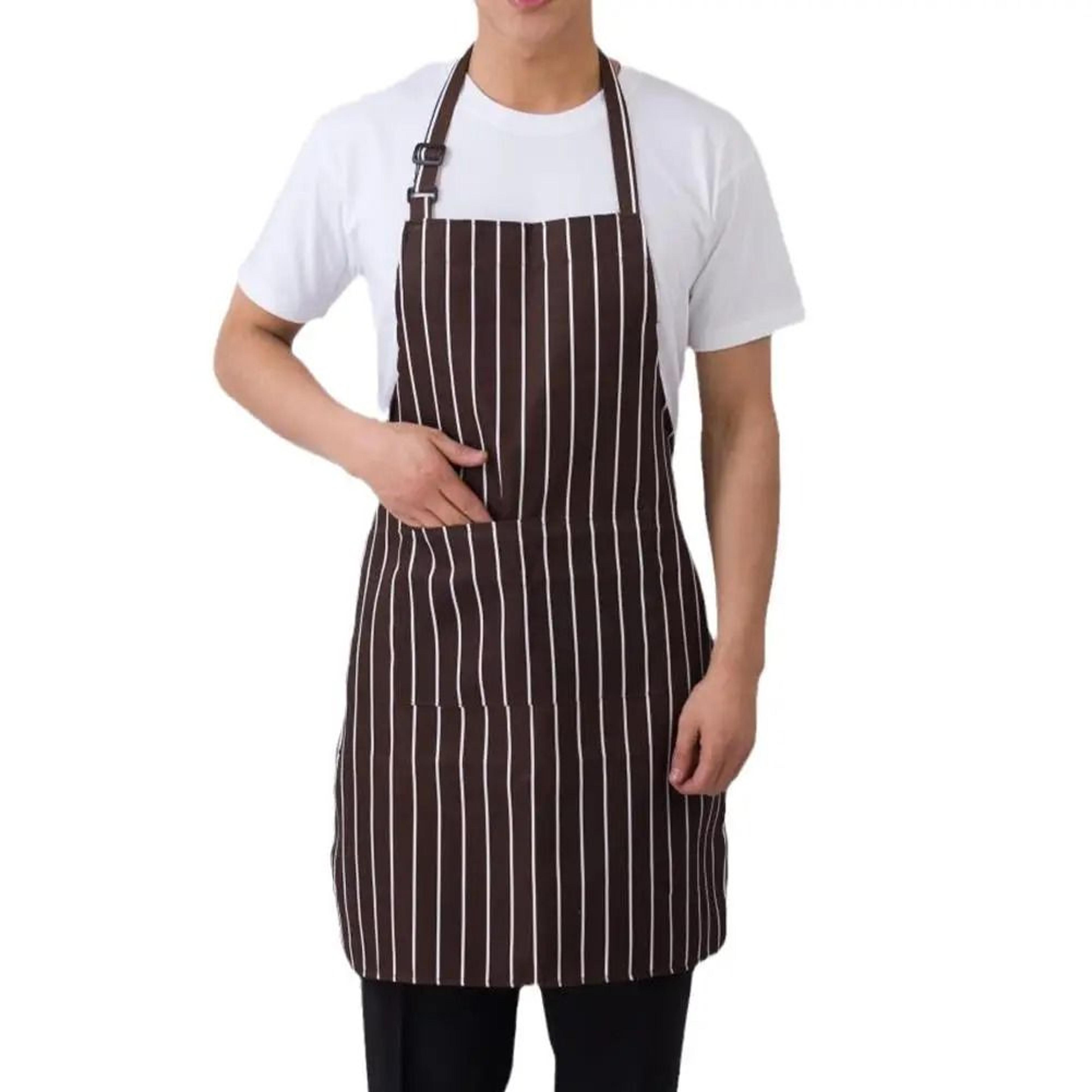 Halterneck Chef  Catering Apron With Dual Storage 5