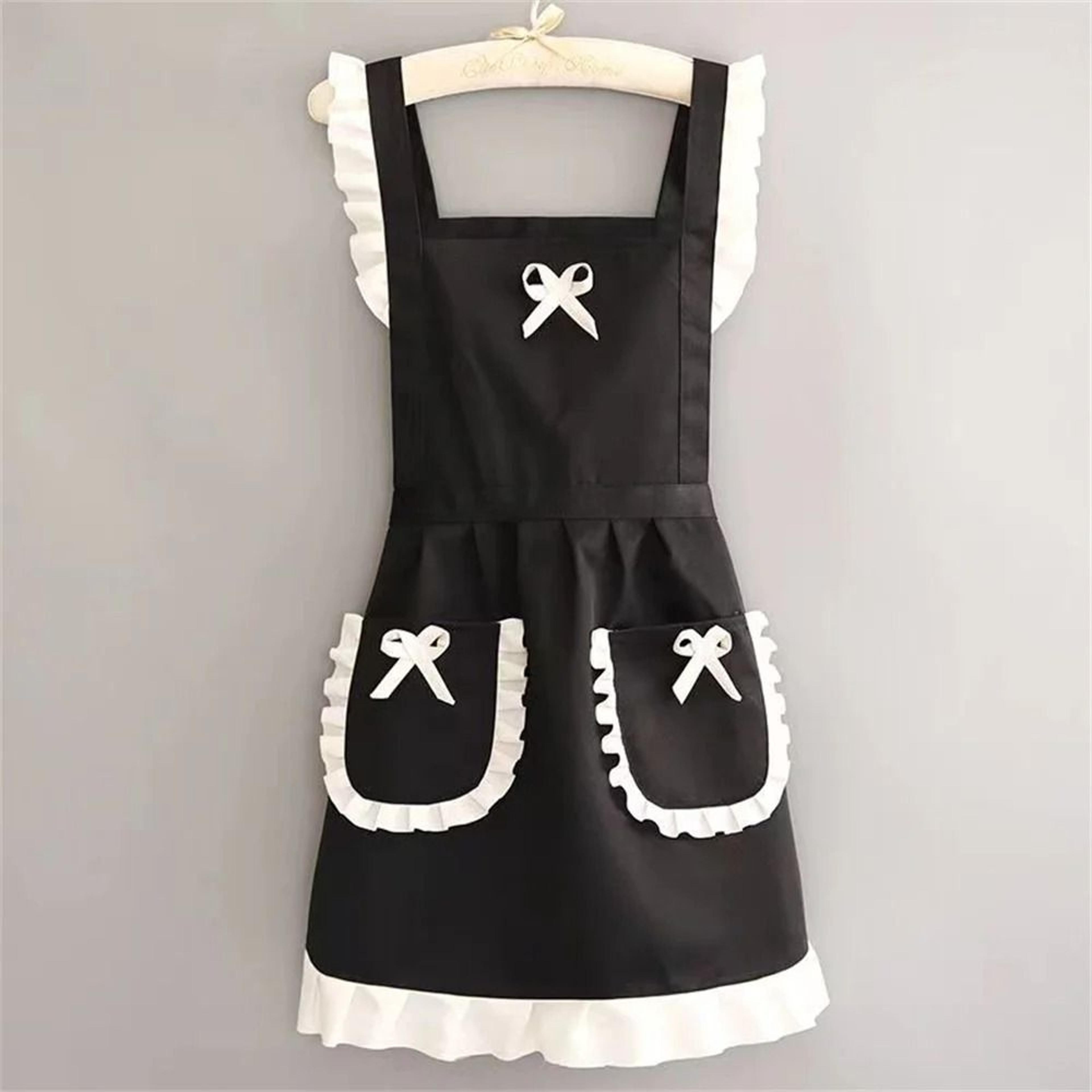 Japanese Maid Style Household  Workwear Apron 3