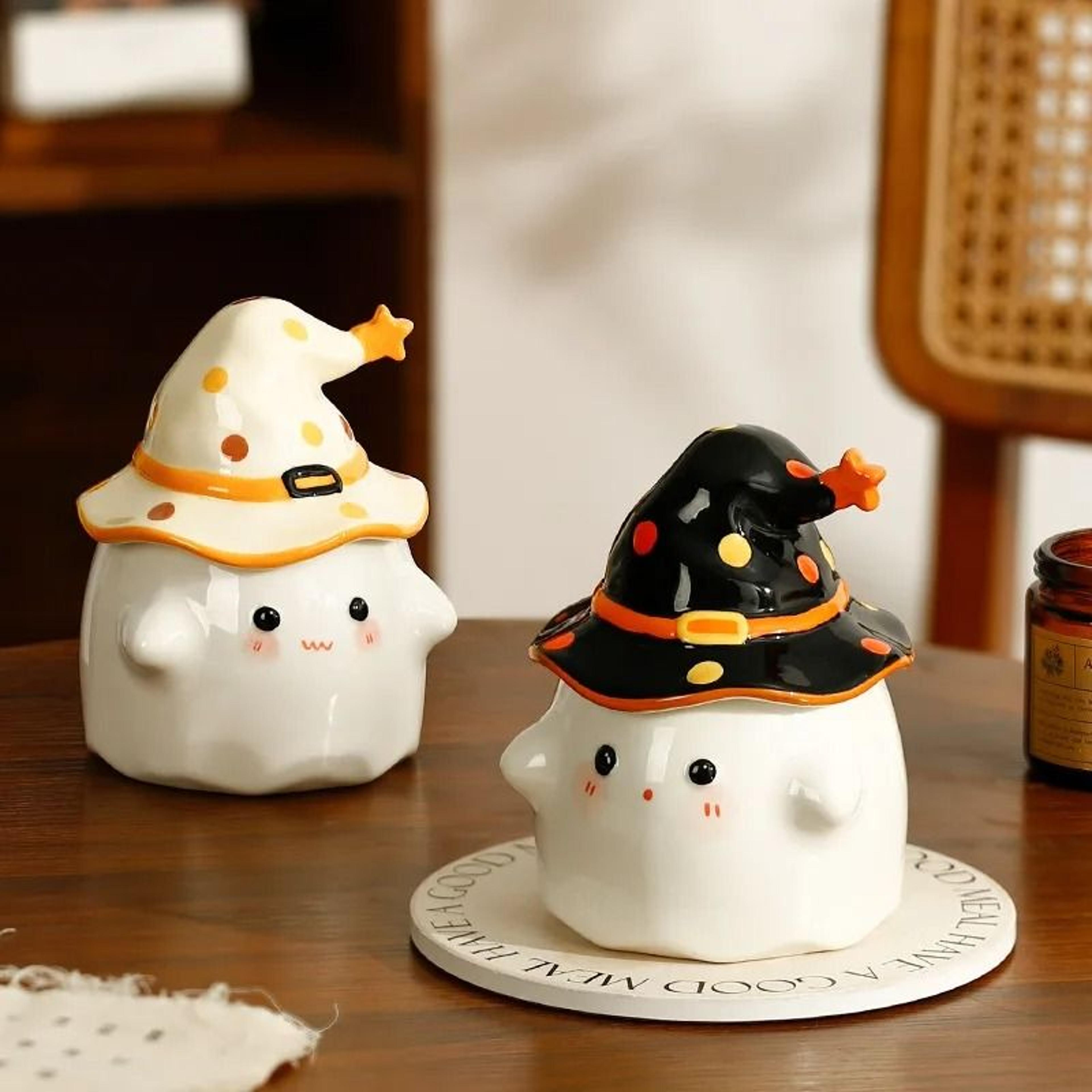 Creative Ghost Ceramic Mug With Matching Lid 3