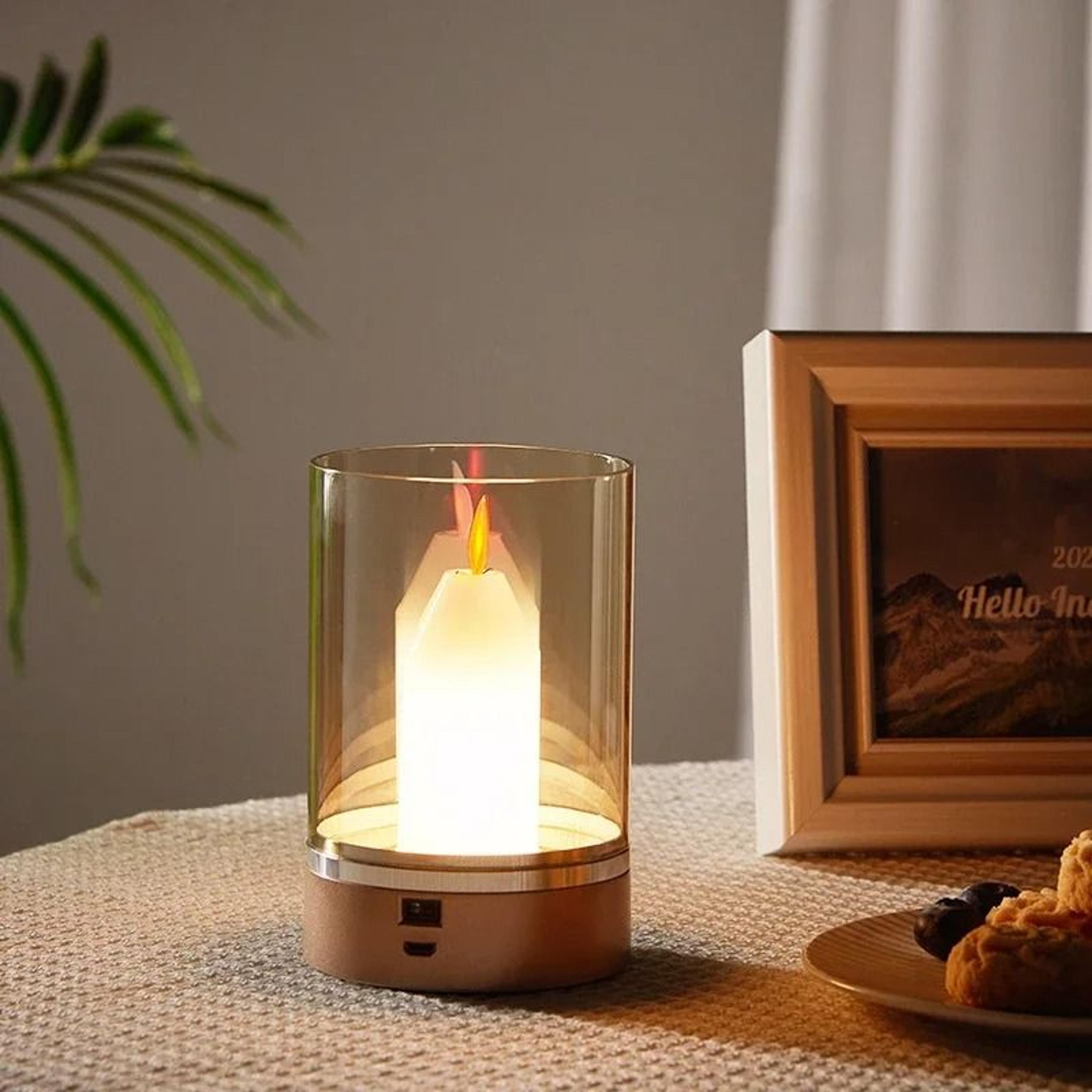 Intelligent Candlelight Atmosphere PIR Motion Sensor LED Night Light 2