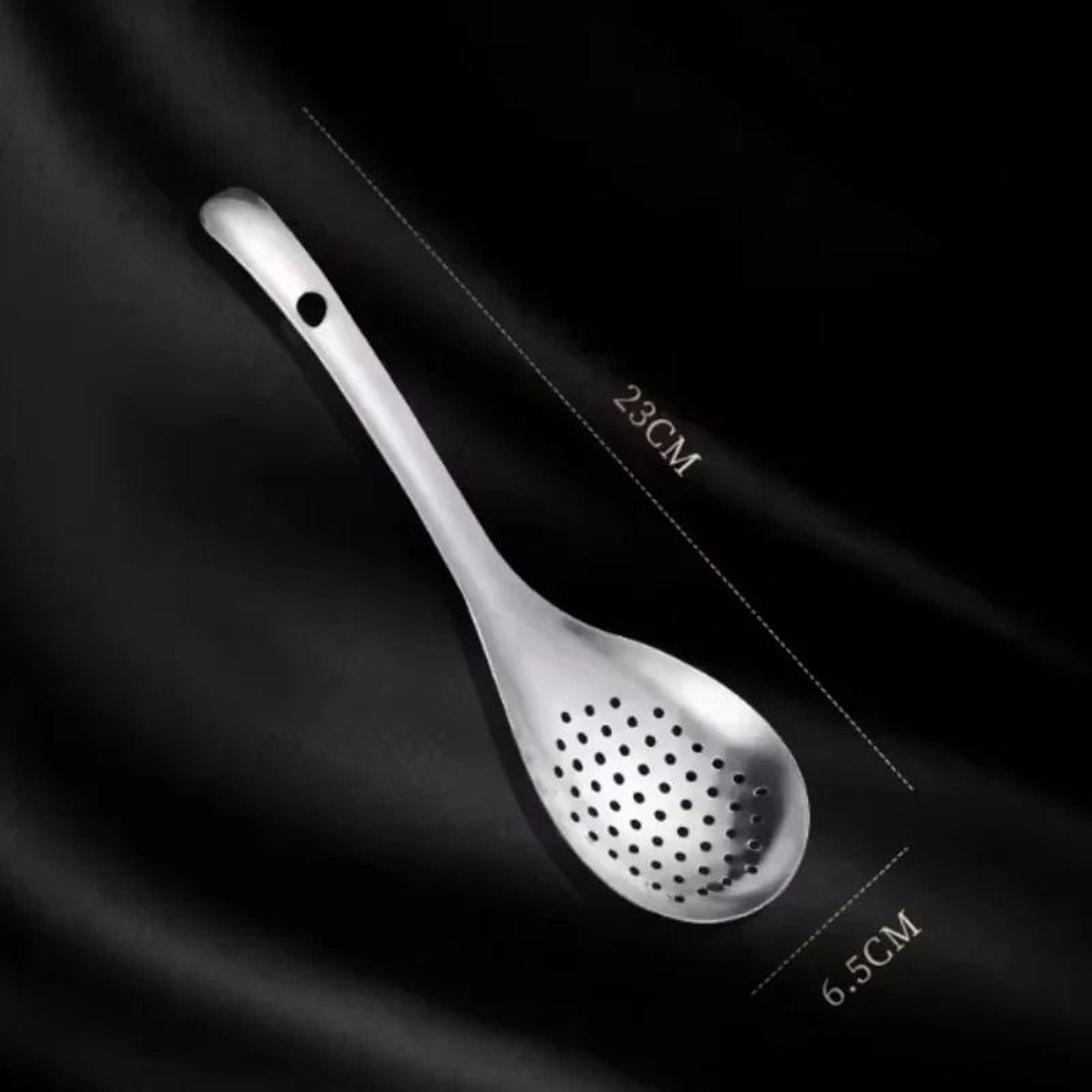 304 Stainless Steel Precision Strainer  Skimmer Spoon 2