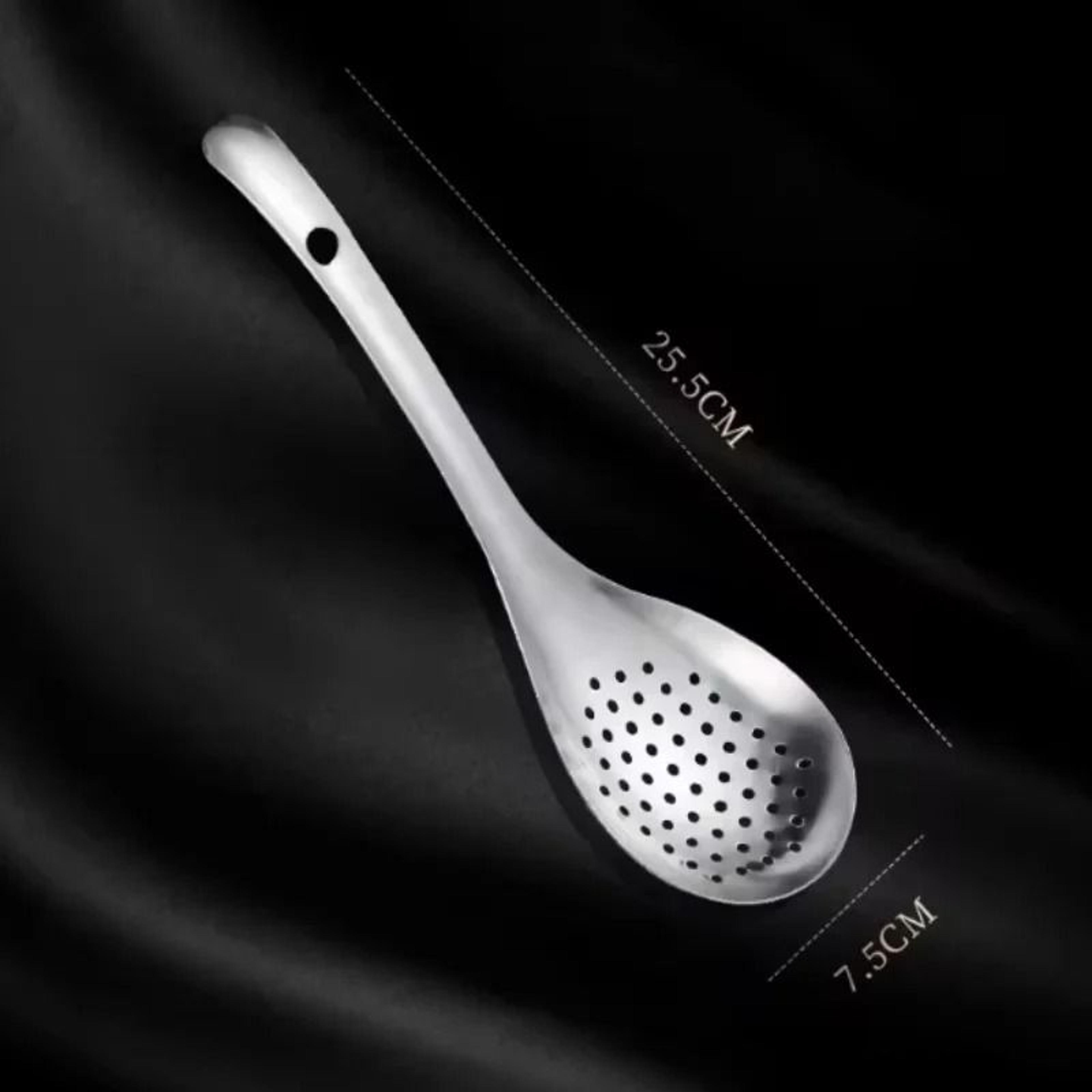 304 Stainless Steel Precision Strainer  Skimmer Spoon 7