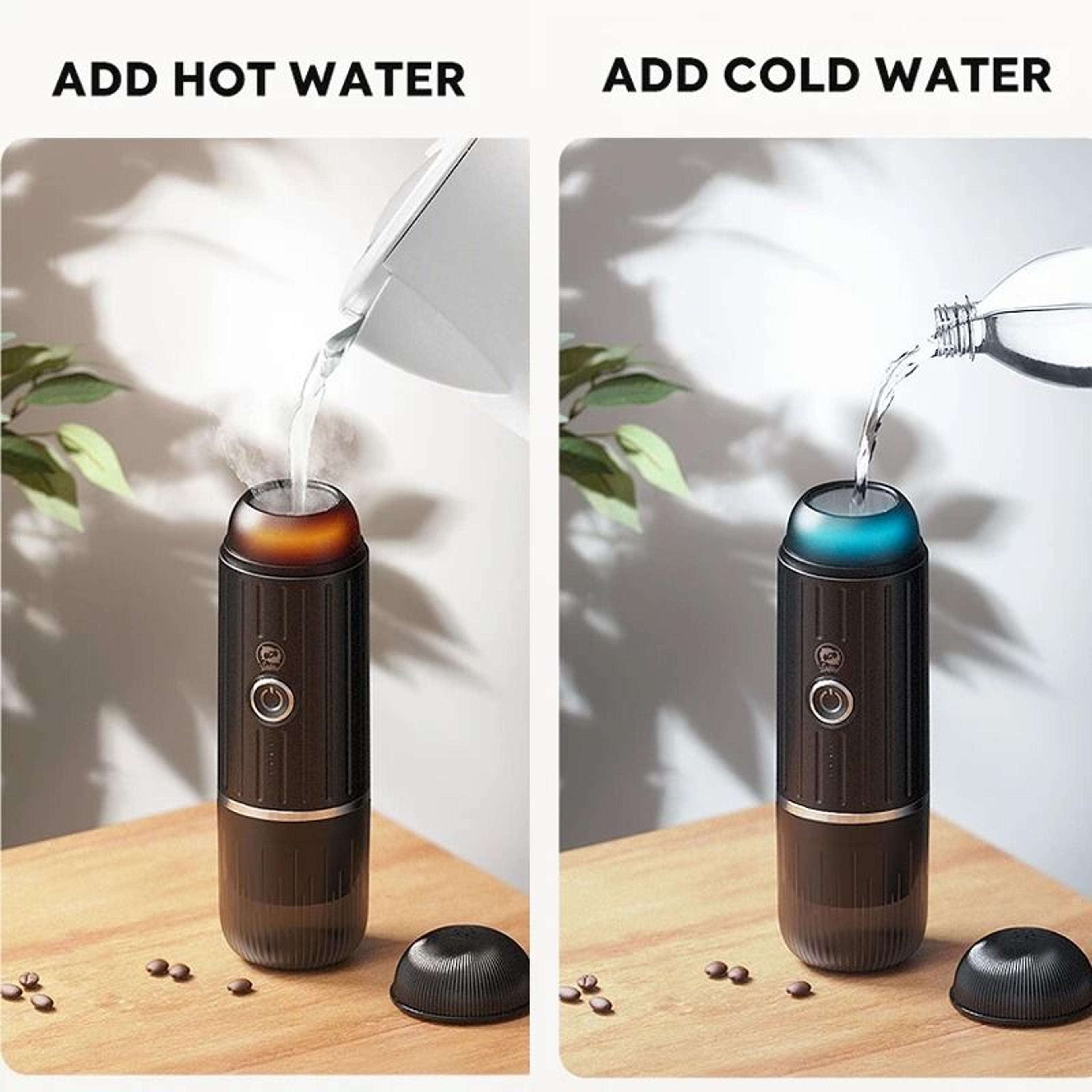 Portable Wireless Heating Espresso Machine  Rechargeable Travel Coffee Maker 3