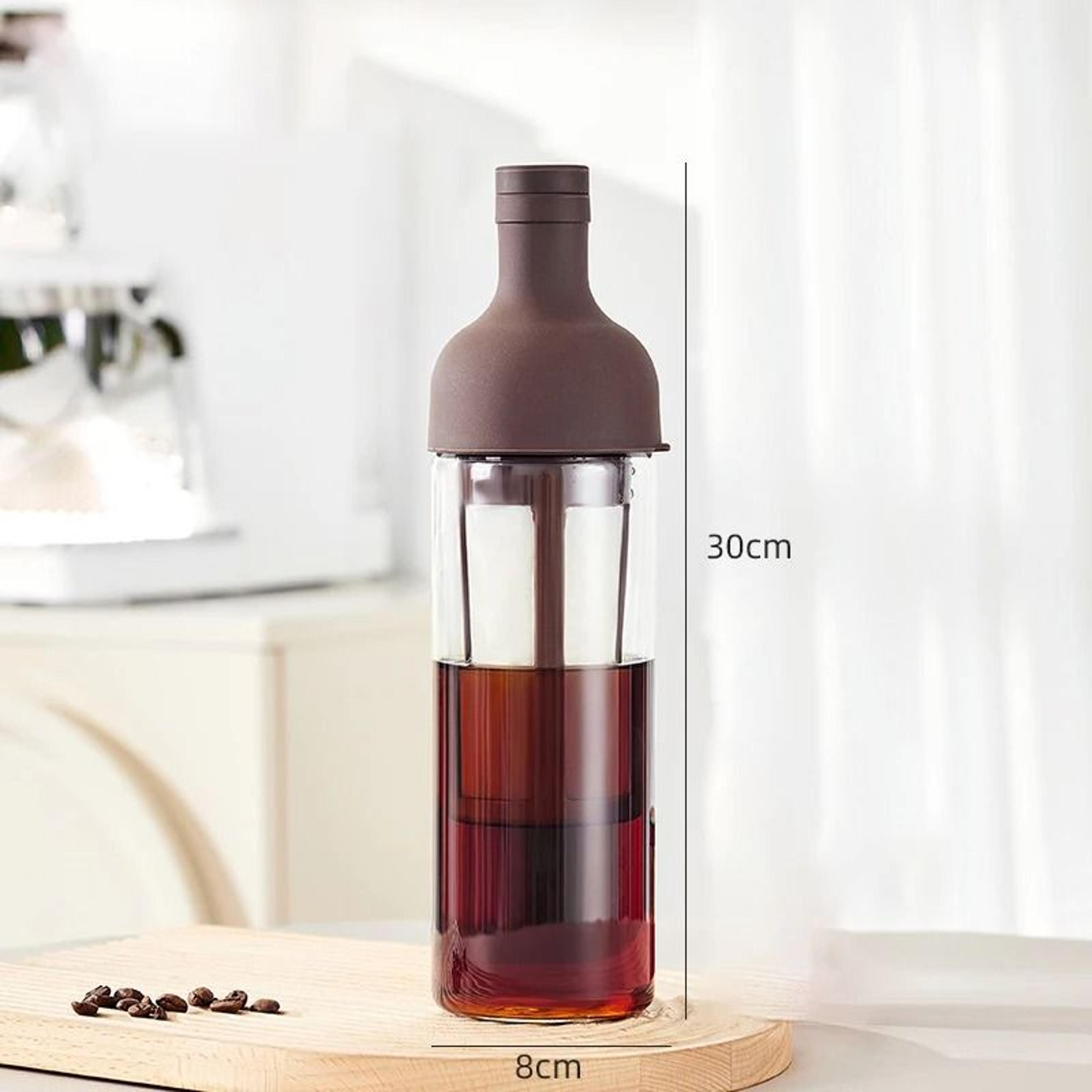 Crystal Brew Glass Cold Brewer  900ML Refrigerator Iced Coffee  Tea Maker 7