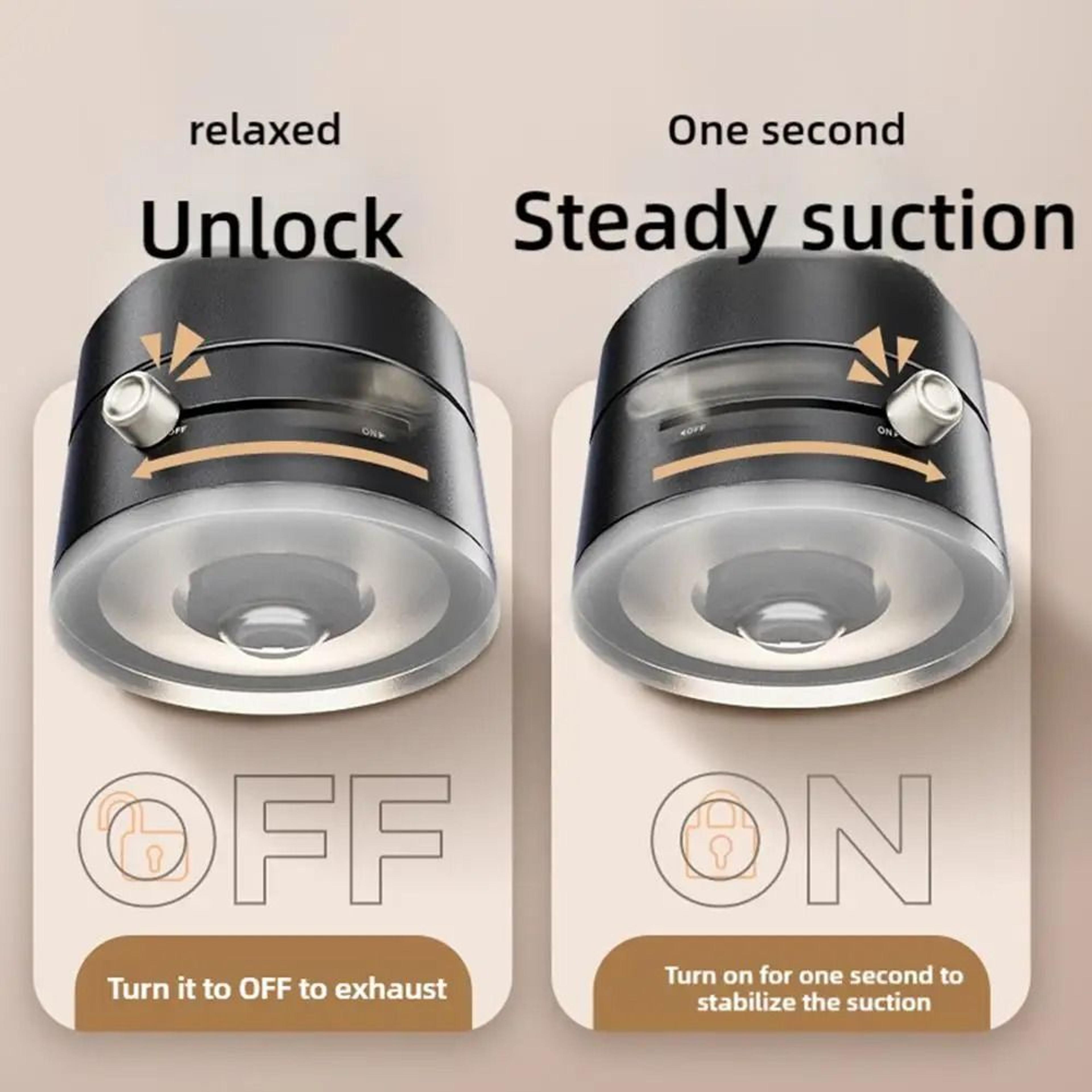DoubleSided Magnetic Suction Phone Holder  Foldable Vacuum Suction Mount 4