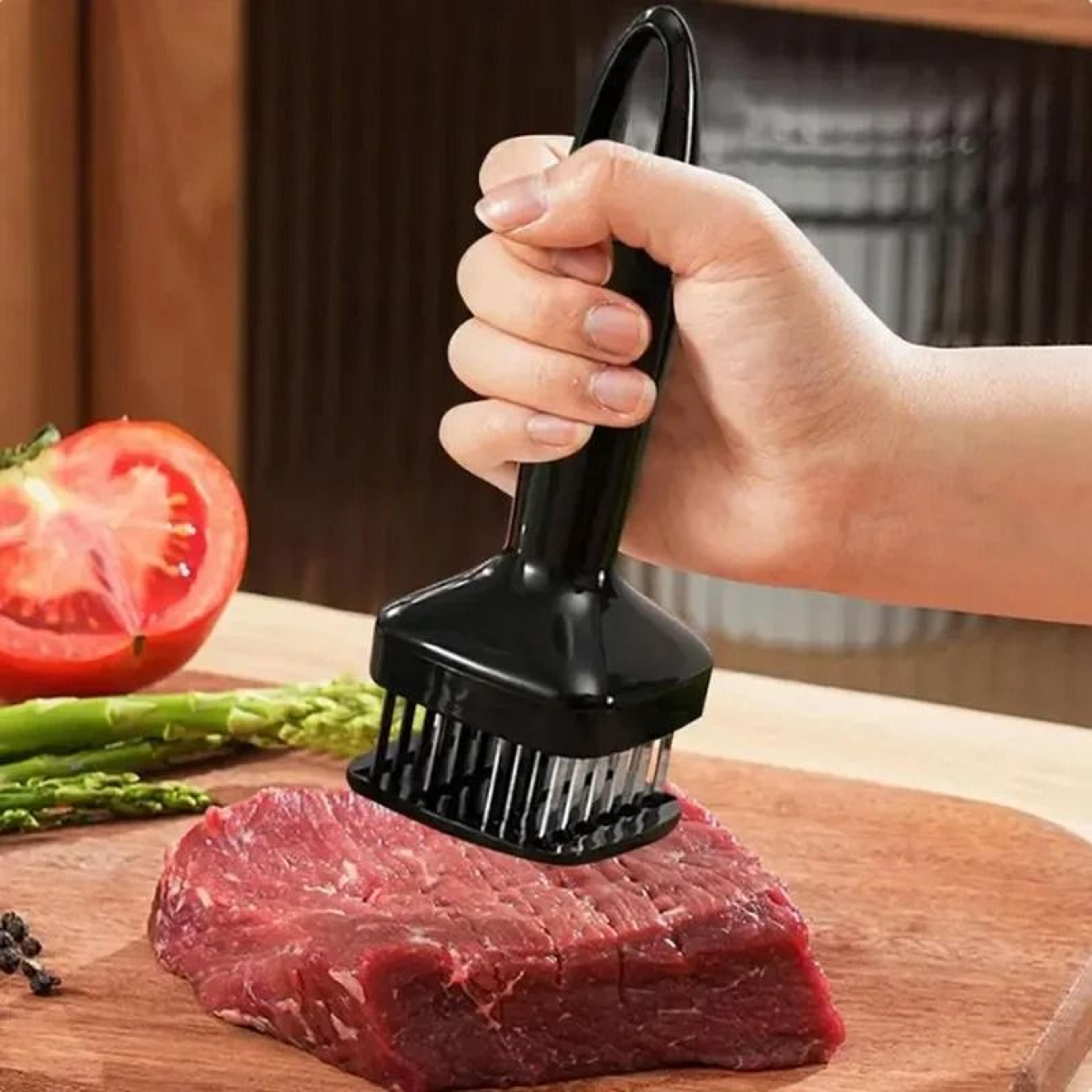 24Needle Meat Tenderizer  Automatic Rebound Steak Puncture Device 6