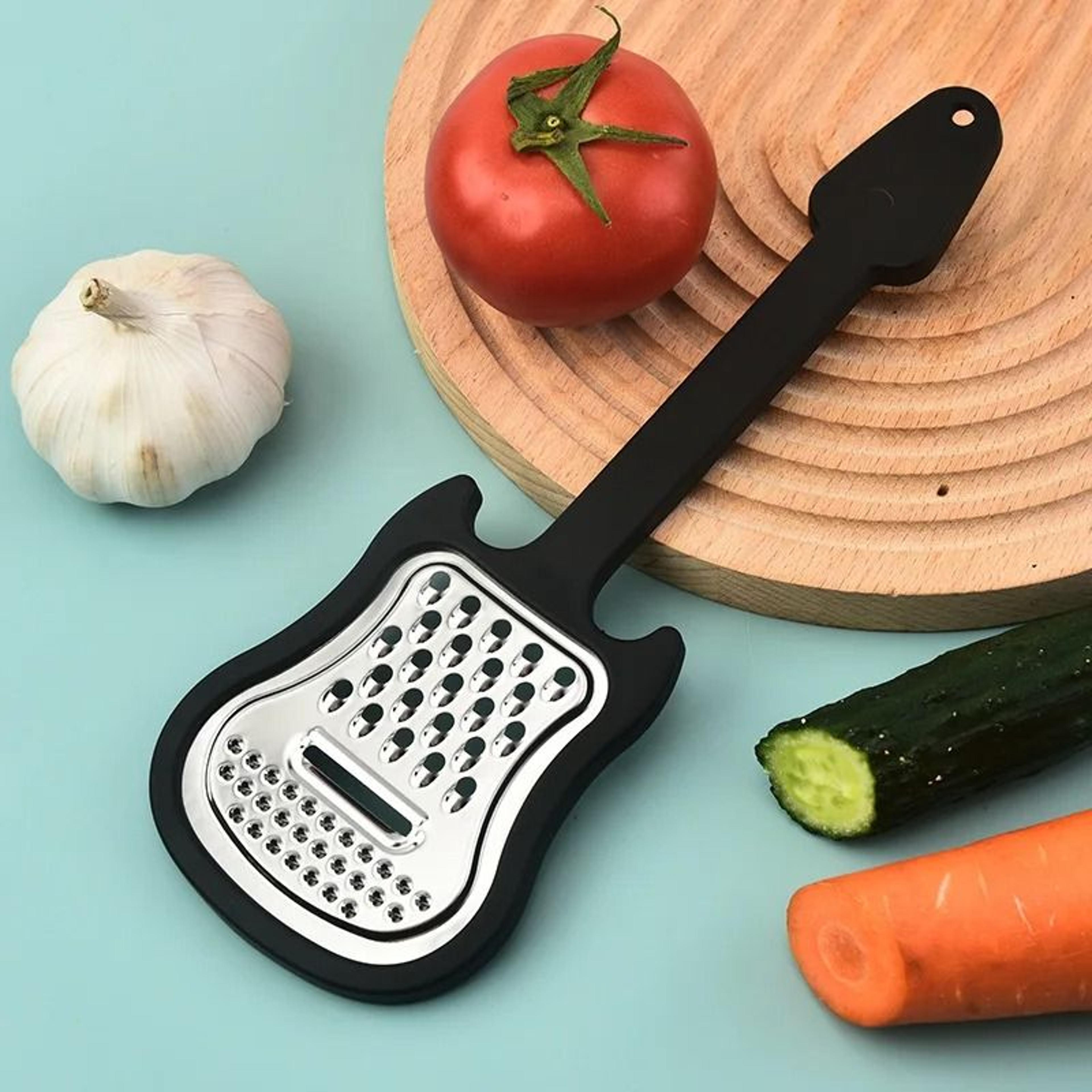 GuitarShaped Stainless Steel Peeler  Creative MultiFunctional Kitchen Tool 2