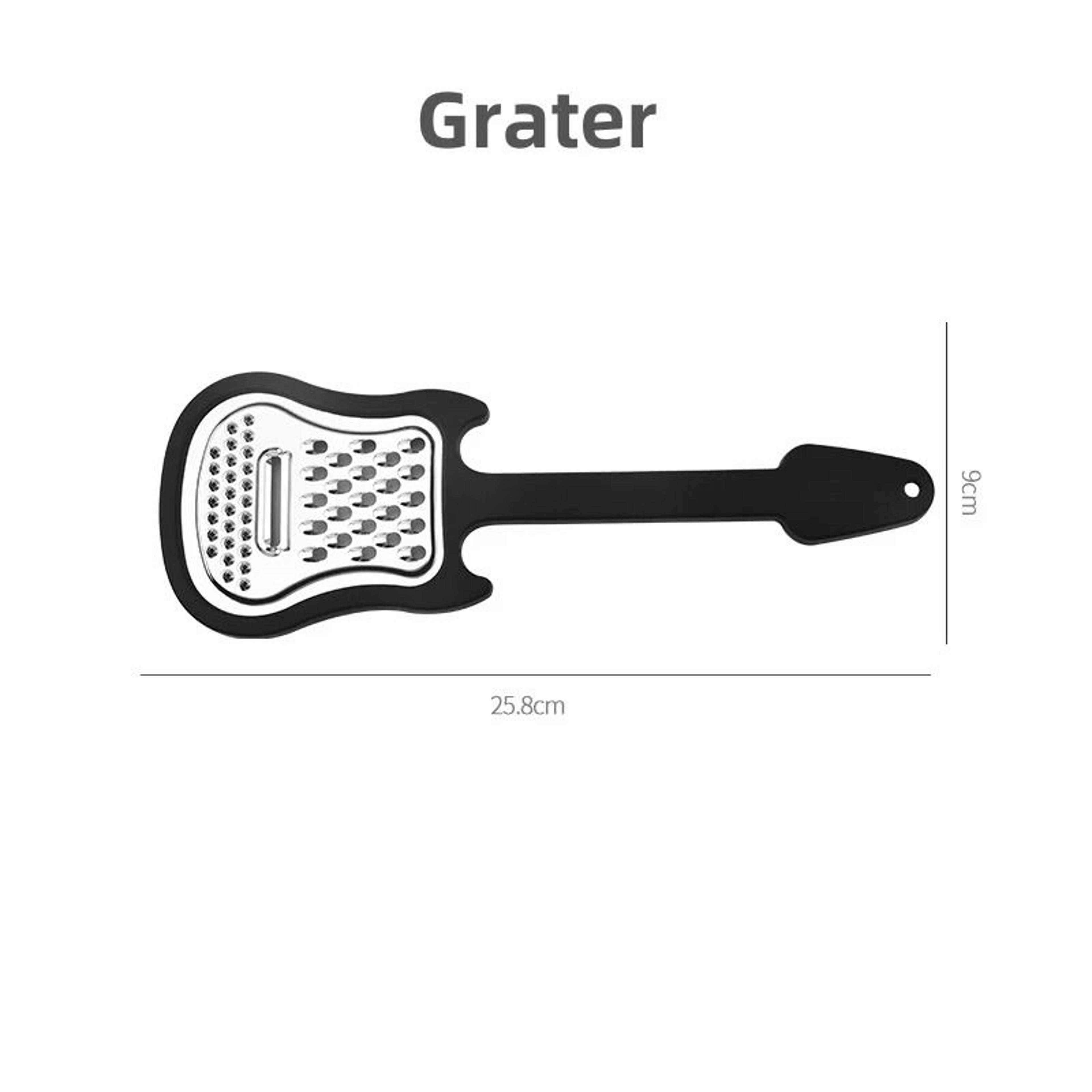 GuitarShaped Stainless Steel Peeler  Creative MultiFunctional Kitchen Tool 6