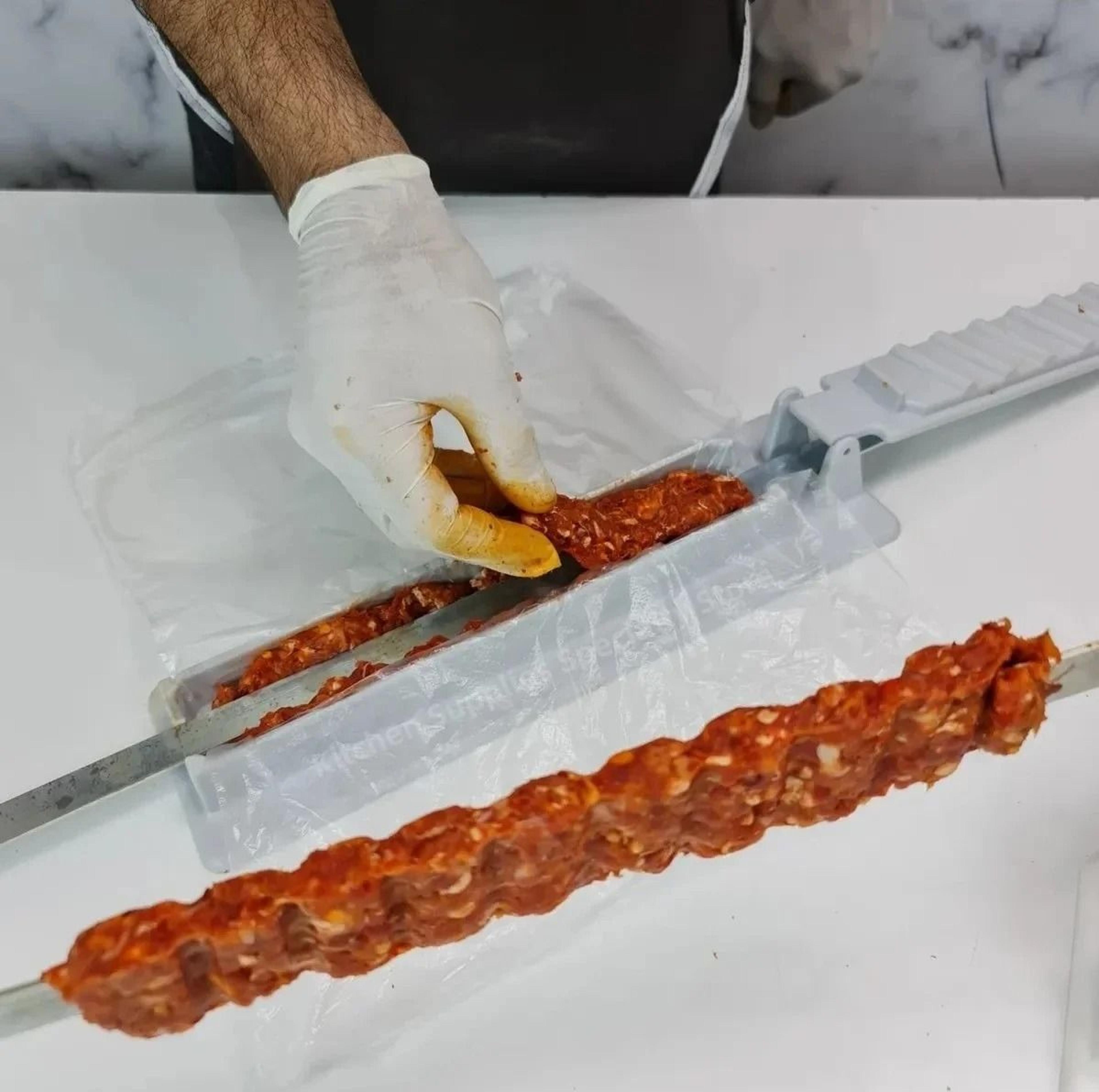 Single Row Kebab Maker  Effortless BBQ Meat Skewer Machine 3