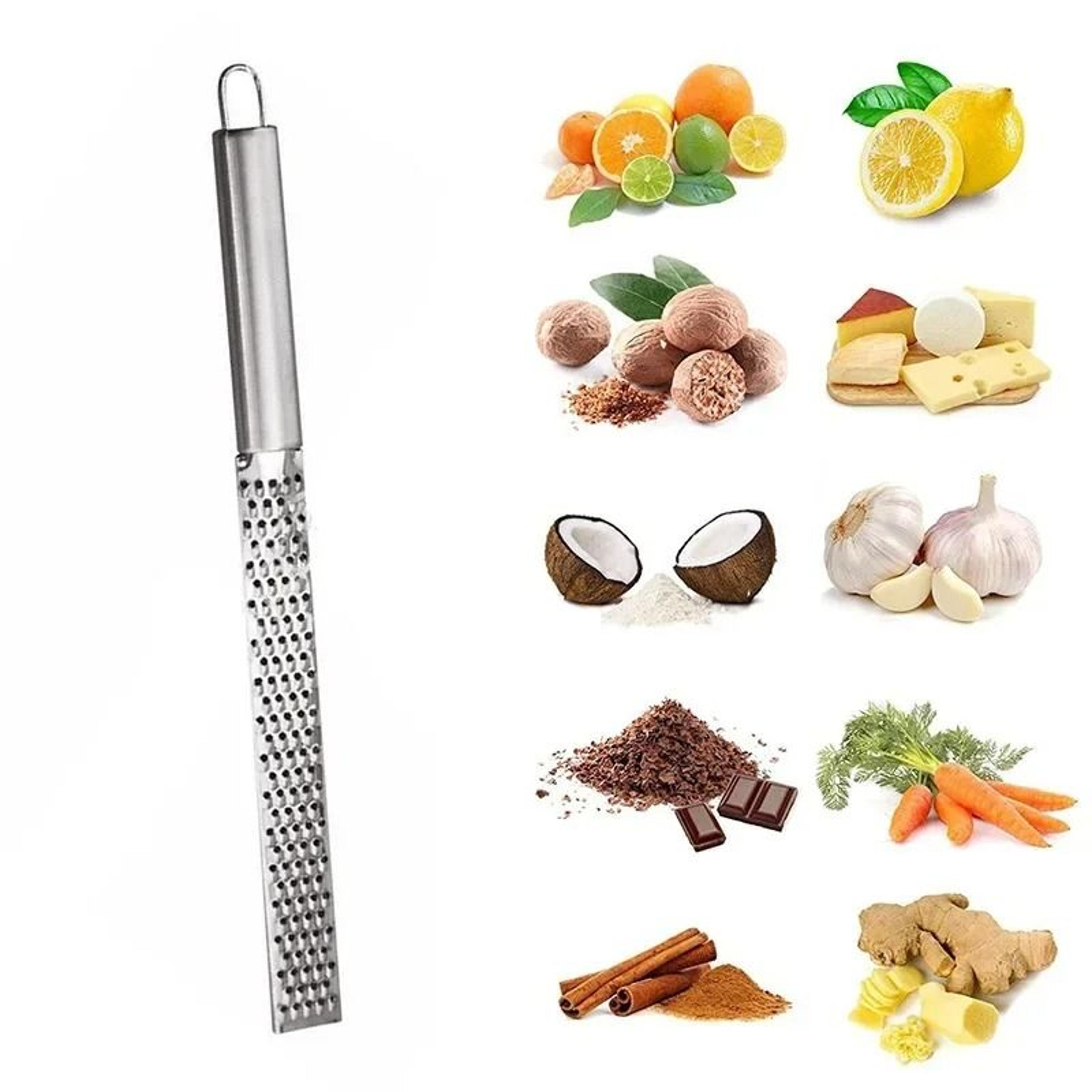 Stainless Steel Zester  Grater  MultiFunctional Kitchen Grinder 5