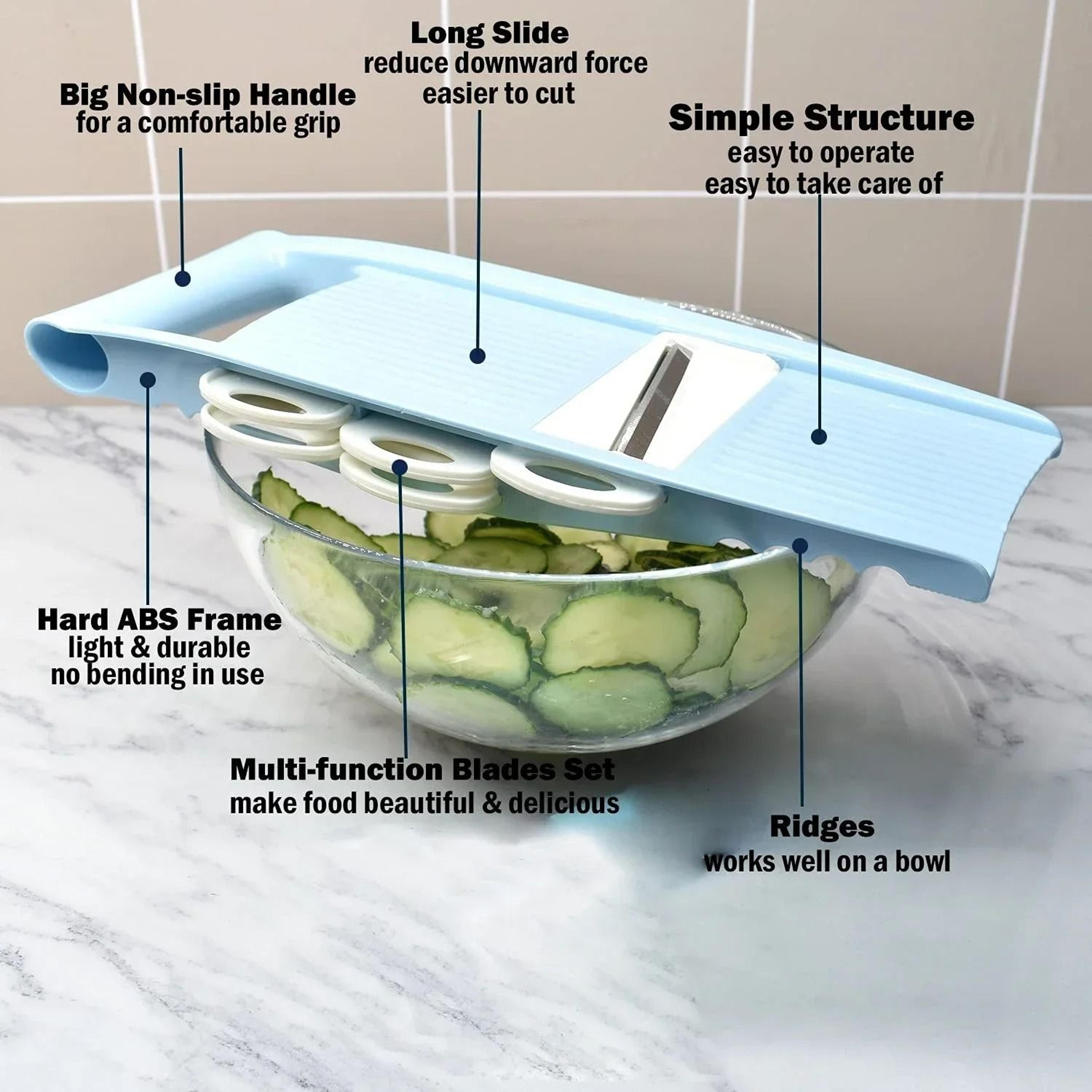 5in1 Professional Mandoline Slicer  MultiBlade Vegetable  Potato Cutter 3