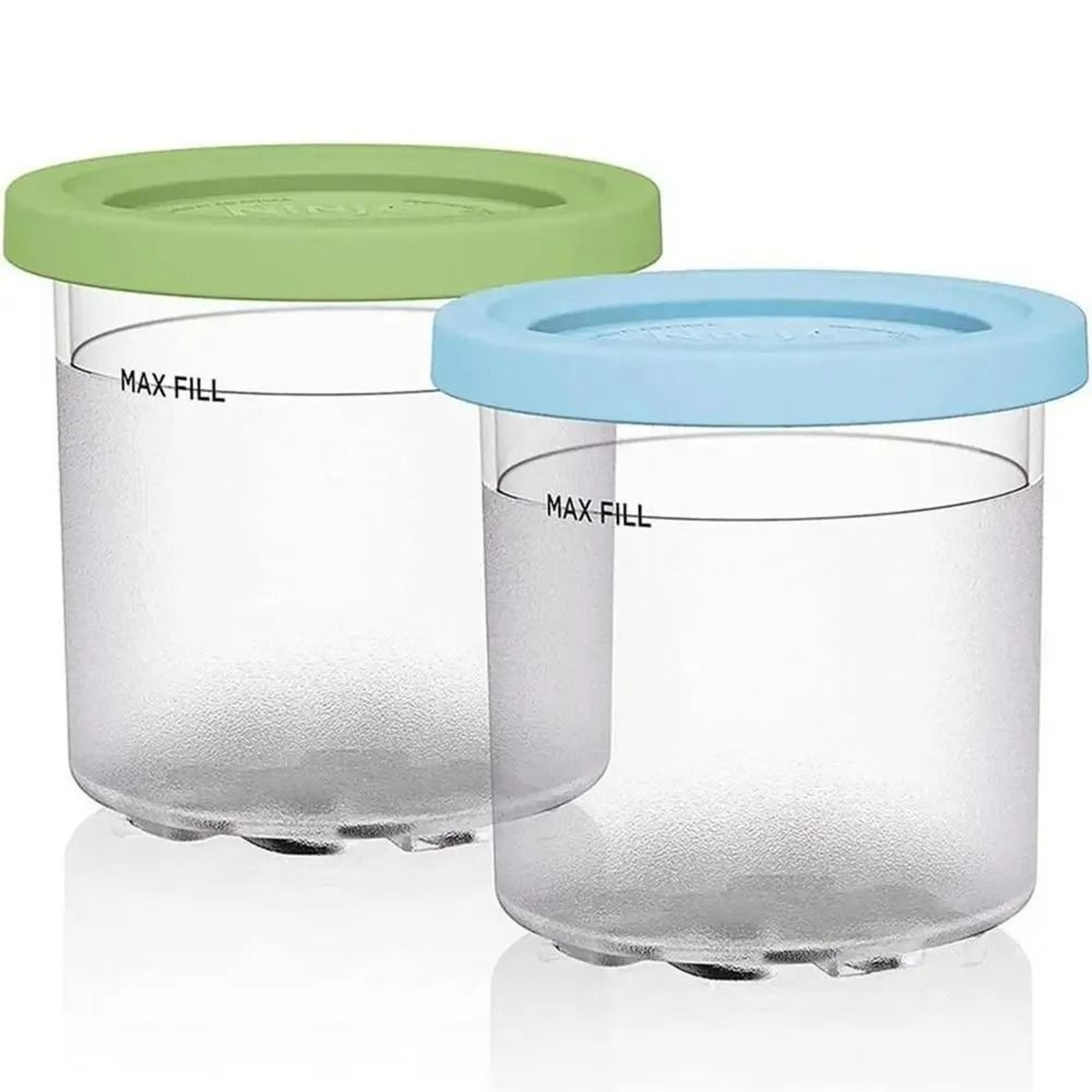 Ice Cream Storage Jars  DoubleWall Insulated Cups With Airtight Sealed Lids 6