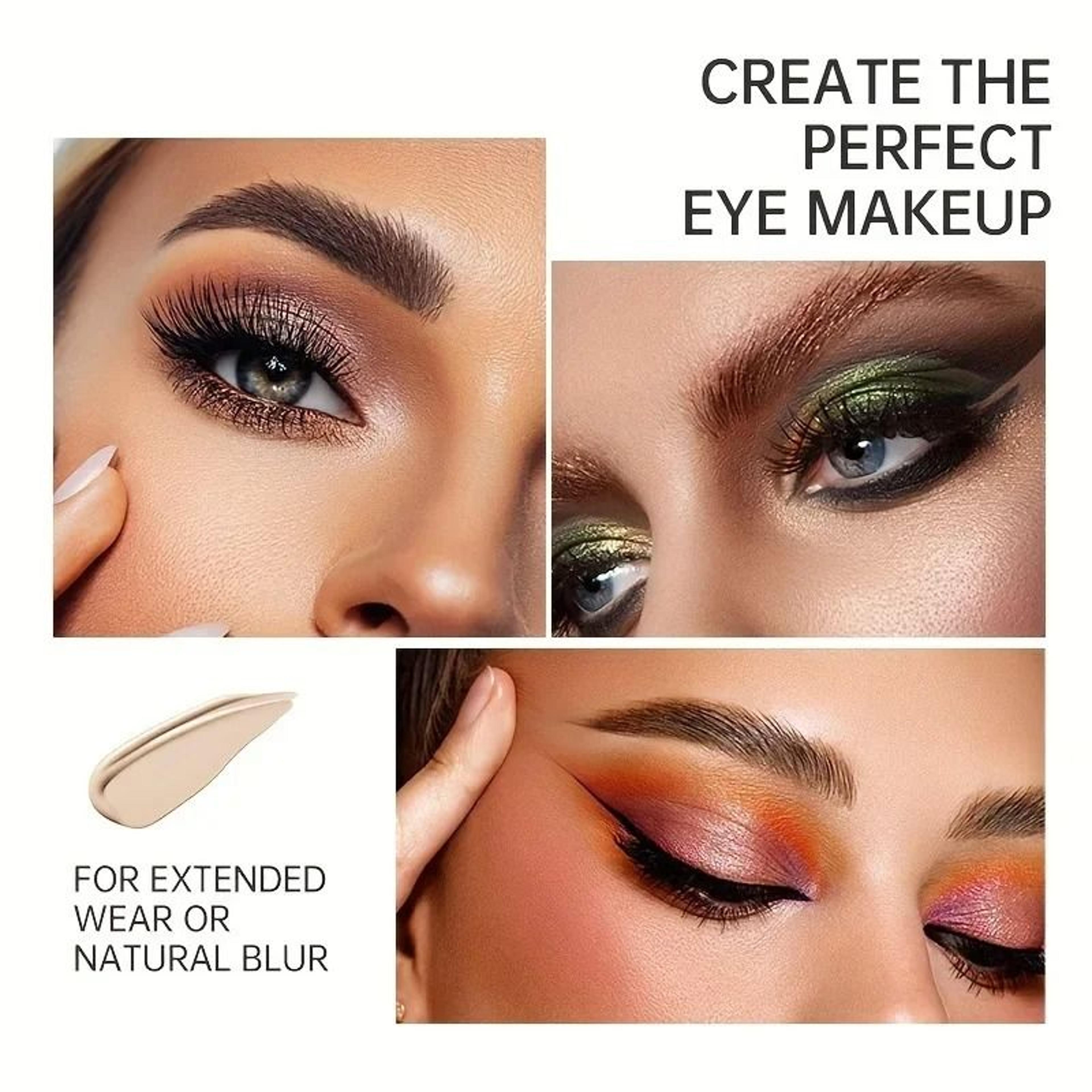 LongLasting Eye Primer  Concealer Cream  HighGloss Perfection  Flawless Coverage 2